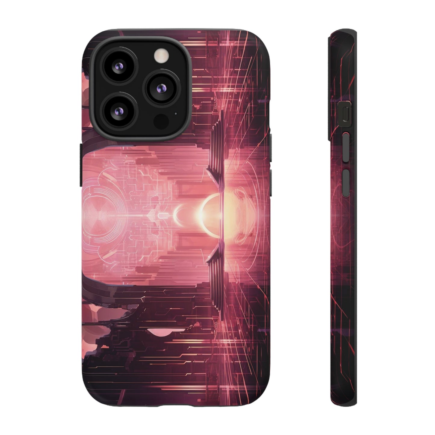 Sci-Fi Hall Wallpaper Phone Case | iPhone 15 Plus/ Pro, 14, 13, 12| Google Pixel 7, Pro, 5| Samsung Galaxy S23 All Major Phone Models