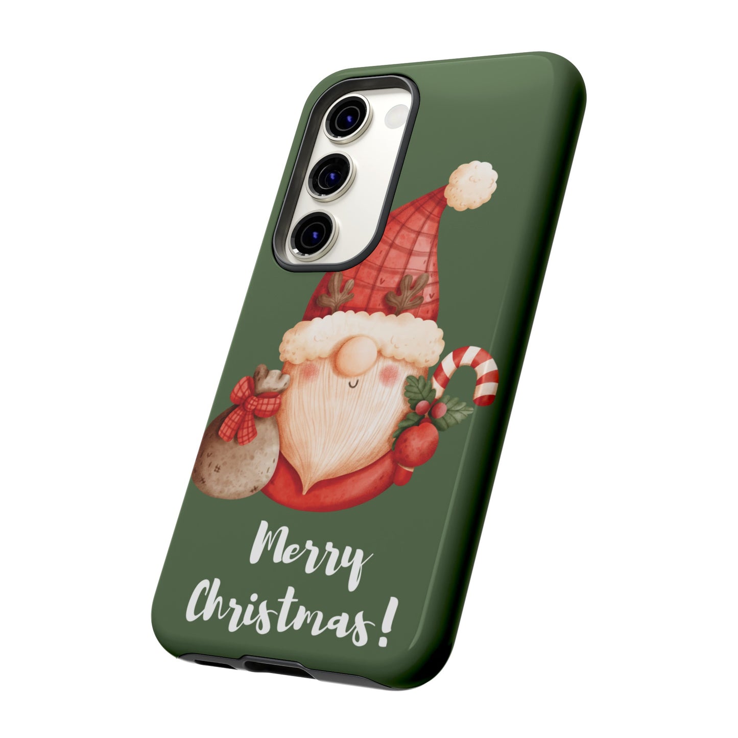 Cute Merry Christmas Wallpaper Phone Case | iPhone 15 Plus/ Pro, 14, 13, 12| Google Pixel 7, Pro, 5| Samsung Galaxy S23 All Major Phone Models