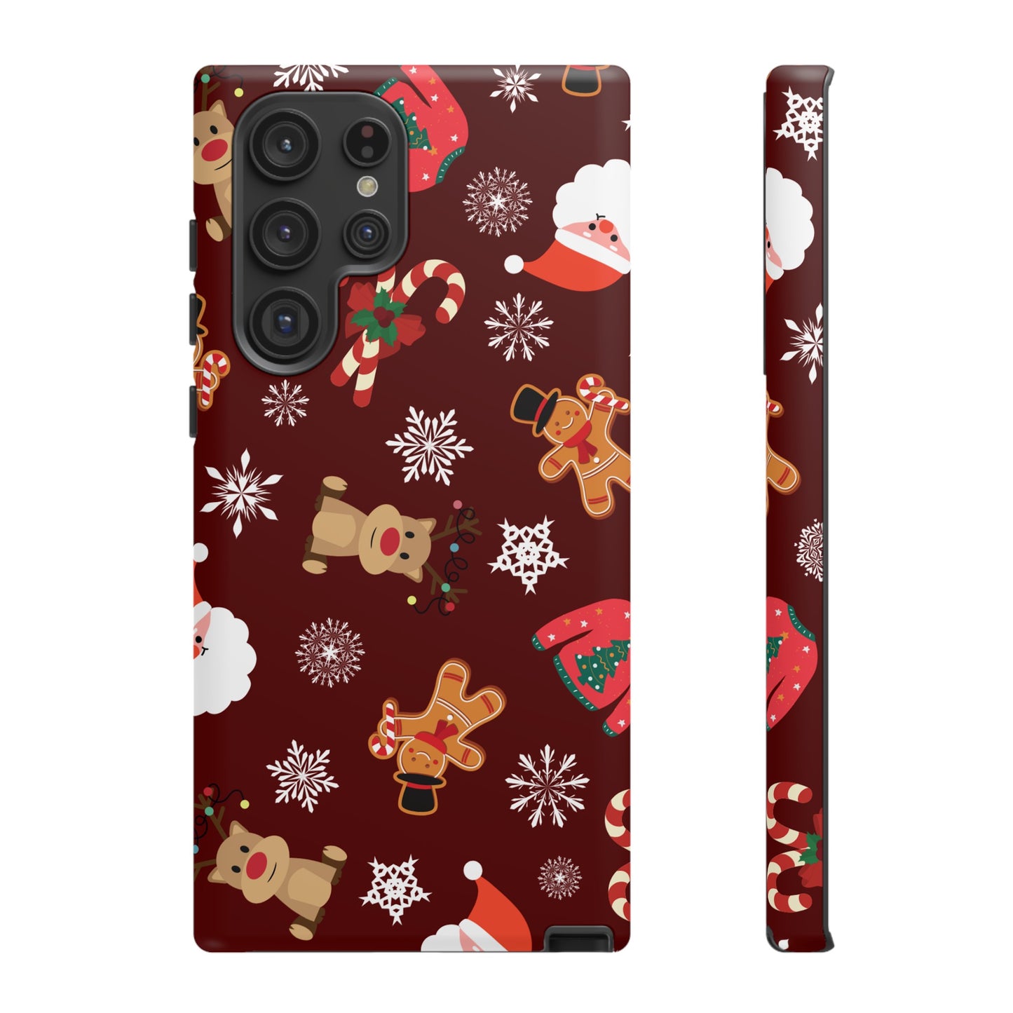 Festive Christmas Wallpaper Phone Case | iPhone 15 Plus/ Pro, 14, 13, 12| Google Pixel 7, Pro, 5| Samsung Galaxy S23 All Major Phone Models