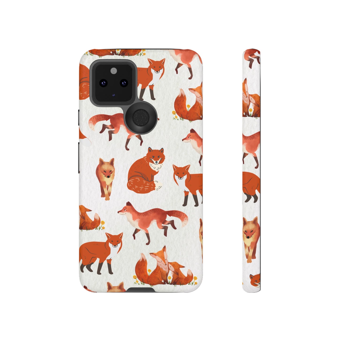 Foxes Wallpaper Phone Case | iPhone 15 Plus/ Pro, 14, 13, 12| Google Pixel 7, Pro, 5| Samsung Galaxy S23 All Major Phone Models