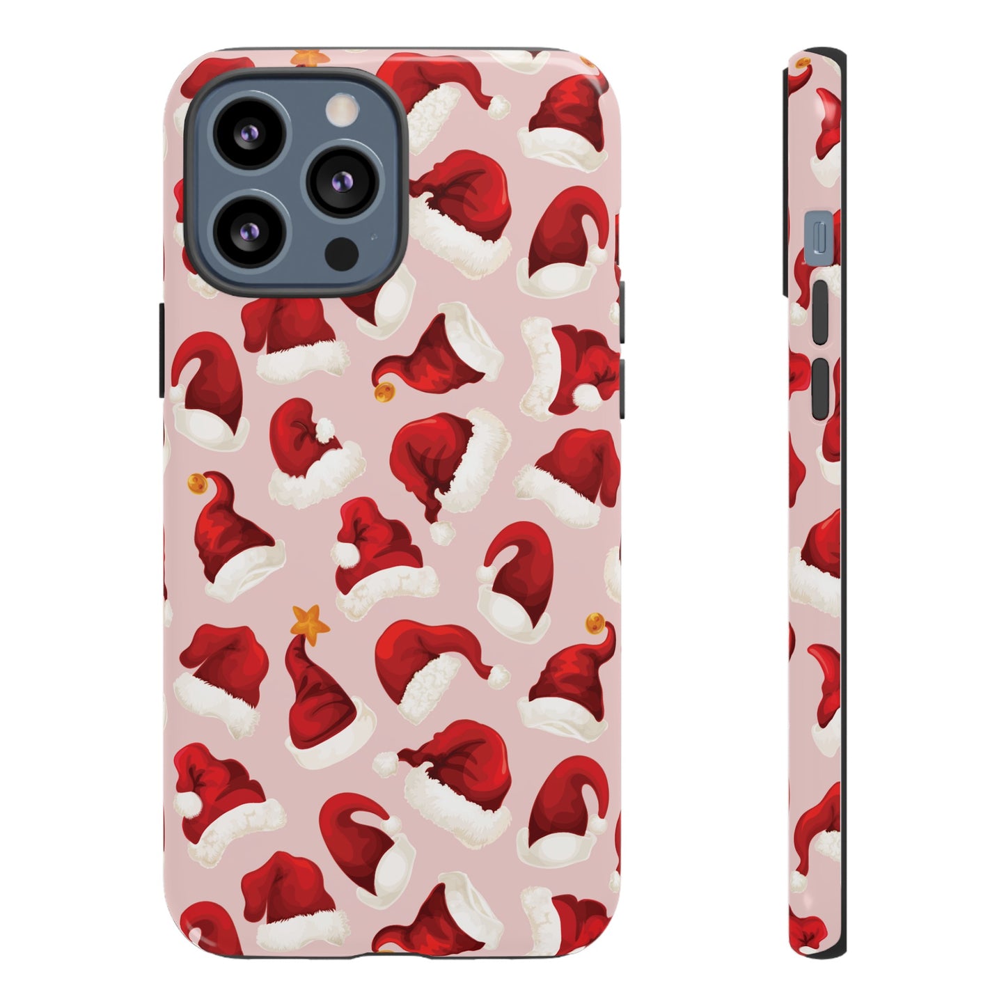 Christmas Hat Wallpaper Phone Case | iPhone 15 Plus/ Pro, 14, 13, 12| Google Pixel 7, Pro, 5| Samsung Galaxy S23 All Major Phone Models