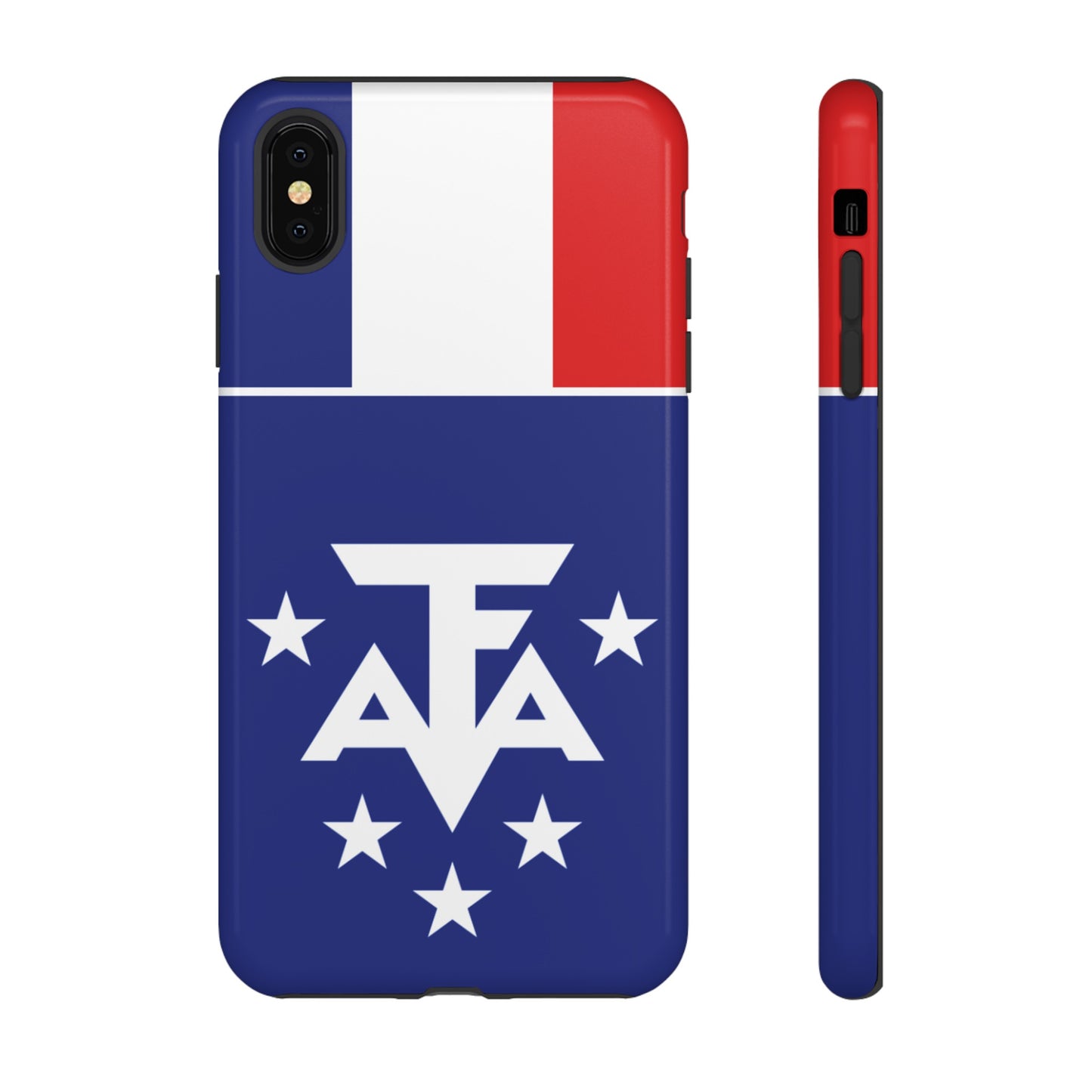 French Southern And Antarctic Lands Flag Phone Case | iPhone 15 Plus/ Pro, 14, 13, 12| Google Pixel 7, Pro, 5| Samsung Galaxy S23 All Major Phone Models