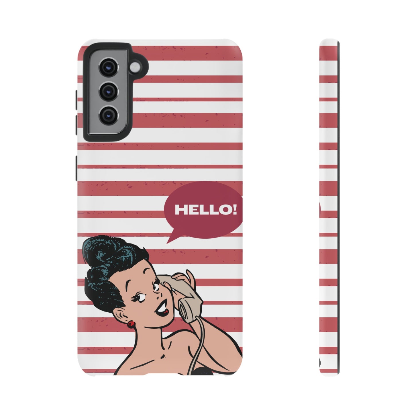 Hello! Wallpaper Phone Case | iPhone 15 Plus/ Pro, 14, 13, 12| Google Pixel 7, Pro, 5| Samsung Galaxy S23 All Major Phone Models