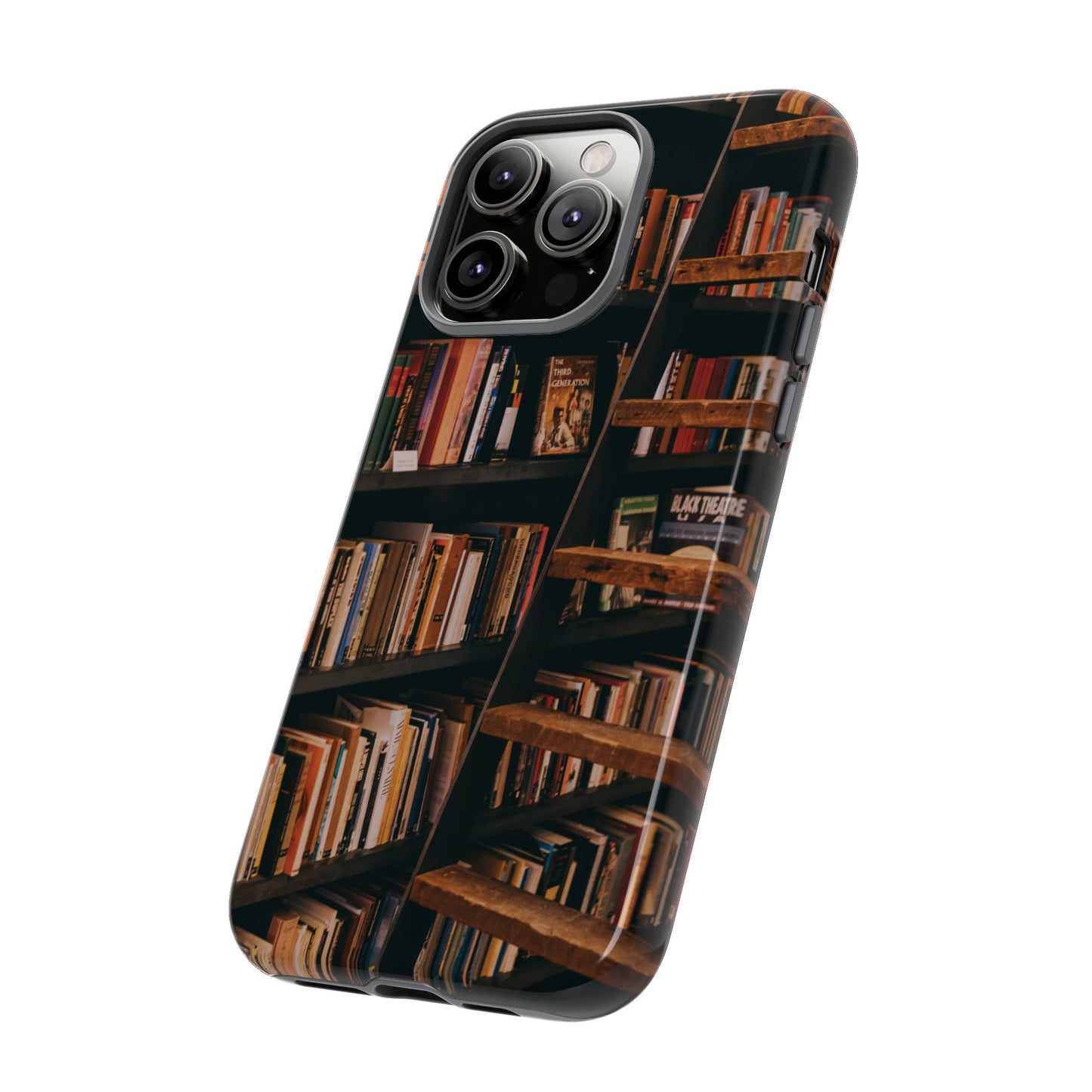 Bookcase Wallpaper Phone Case | iPhone 15 Plus/ Pro, 14, 13, 12| Google Pixel 7, Pro, 5| Samsung Galaxy S23 All Major Phone Models