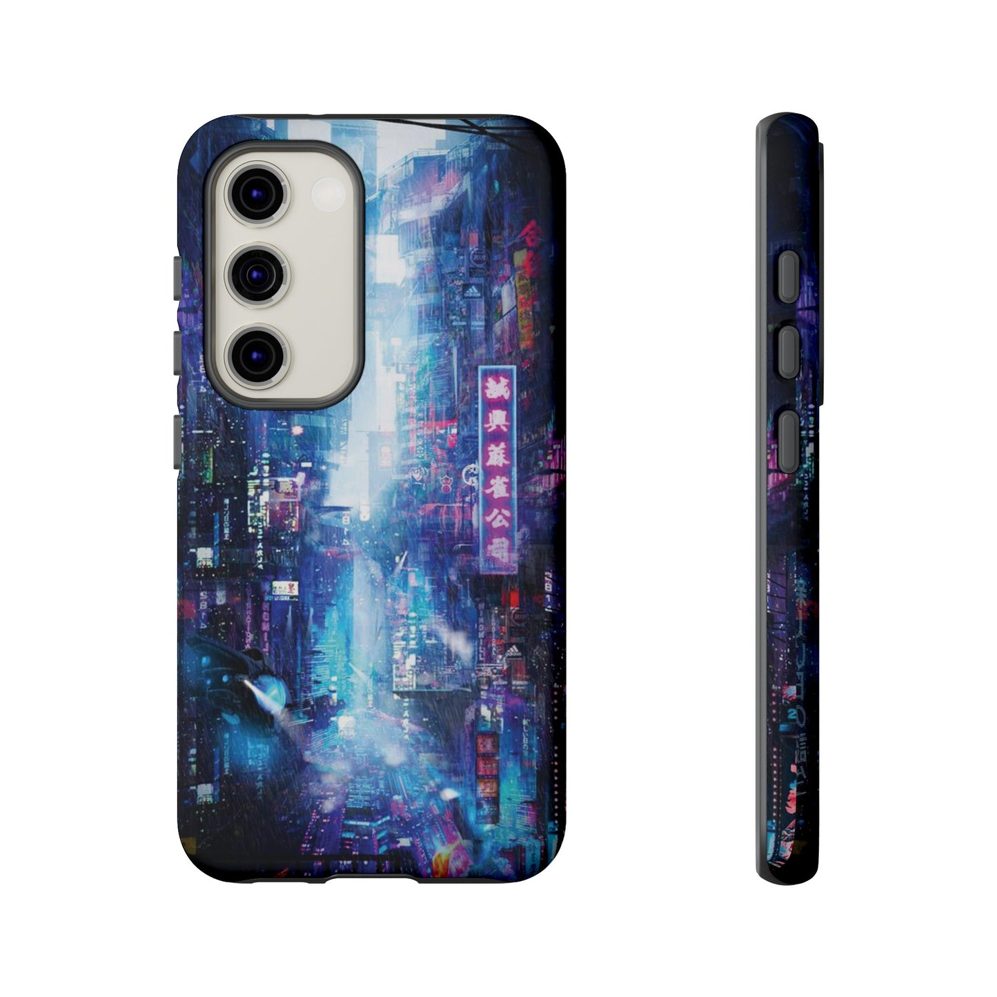 Night Life Futuristic City Wallpaper Phone Case | iPhone 15 Plus/ Pro, 14, 13, 12| Google Pixel 7, Pro, 5| Samsung Galaxy S23 All Major Phone Models