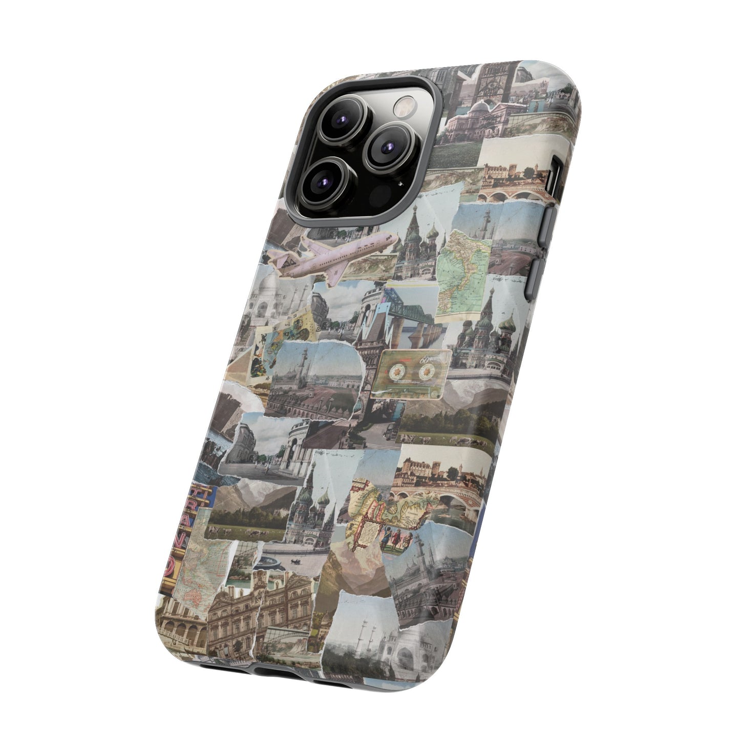 Travel Collage Wallpaper Phone Case | iPhone 15 Plus/ Pro, 14, 13, 12| Google Pixel 7, Pro, 5| Samsung Galaxy S23 All Major Phone Models