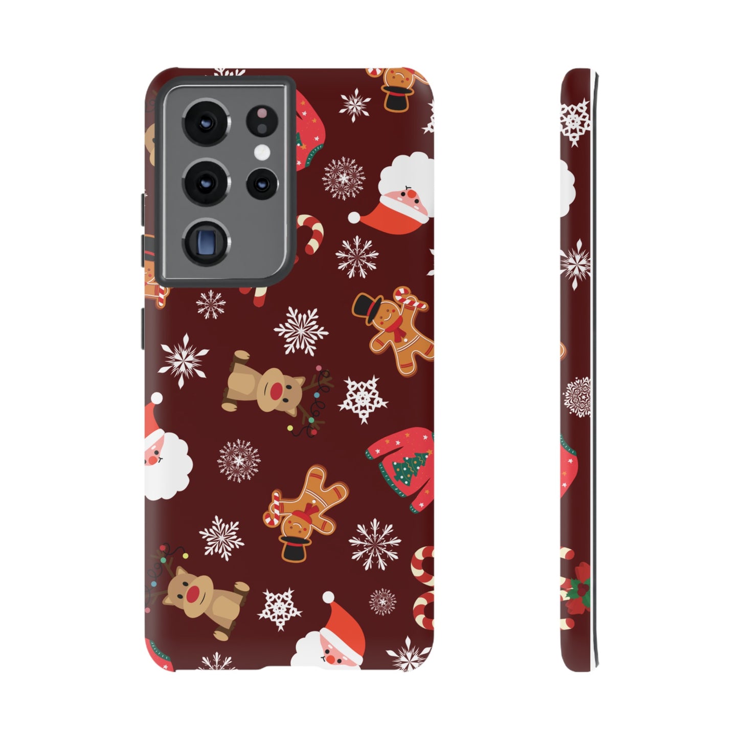 Festive Christmas Wallpaper Phone Case | iPhone 15 Plus/ Pro, 14, 13, 12| Google Pixel 7, Pro, 5| Samsung Galaxy S23 All Major Phone Models