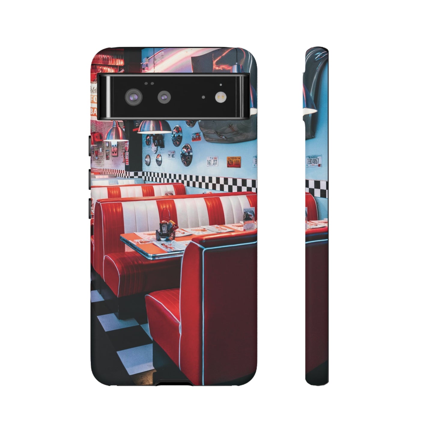 Diner Wallpaper Phone Case | iPhone 15 Plus/ Pro, 14, 13, 12| Google Pixel 7, Pro, 5| Samsung Galaxy S23 All Major Phone Models