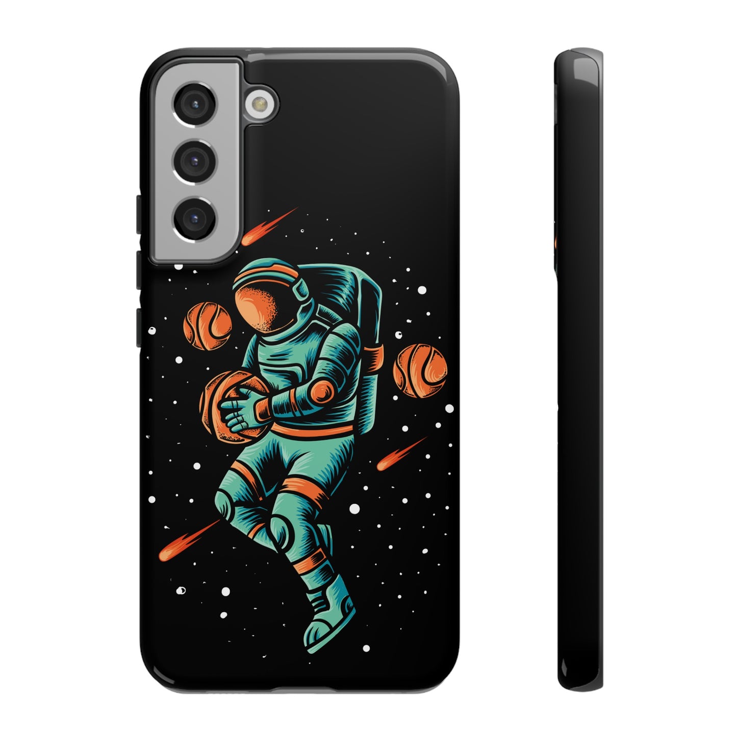 Space Basketball Phone Case | iPhone 15 Plus/ Pro, 14, 13, 12| Google Pixel 7, Pro, 5| Samsung Galaxy S23 All Major Phone Models