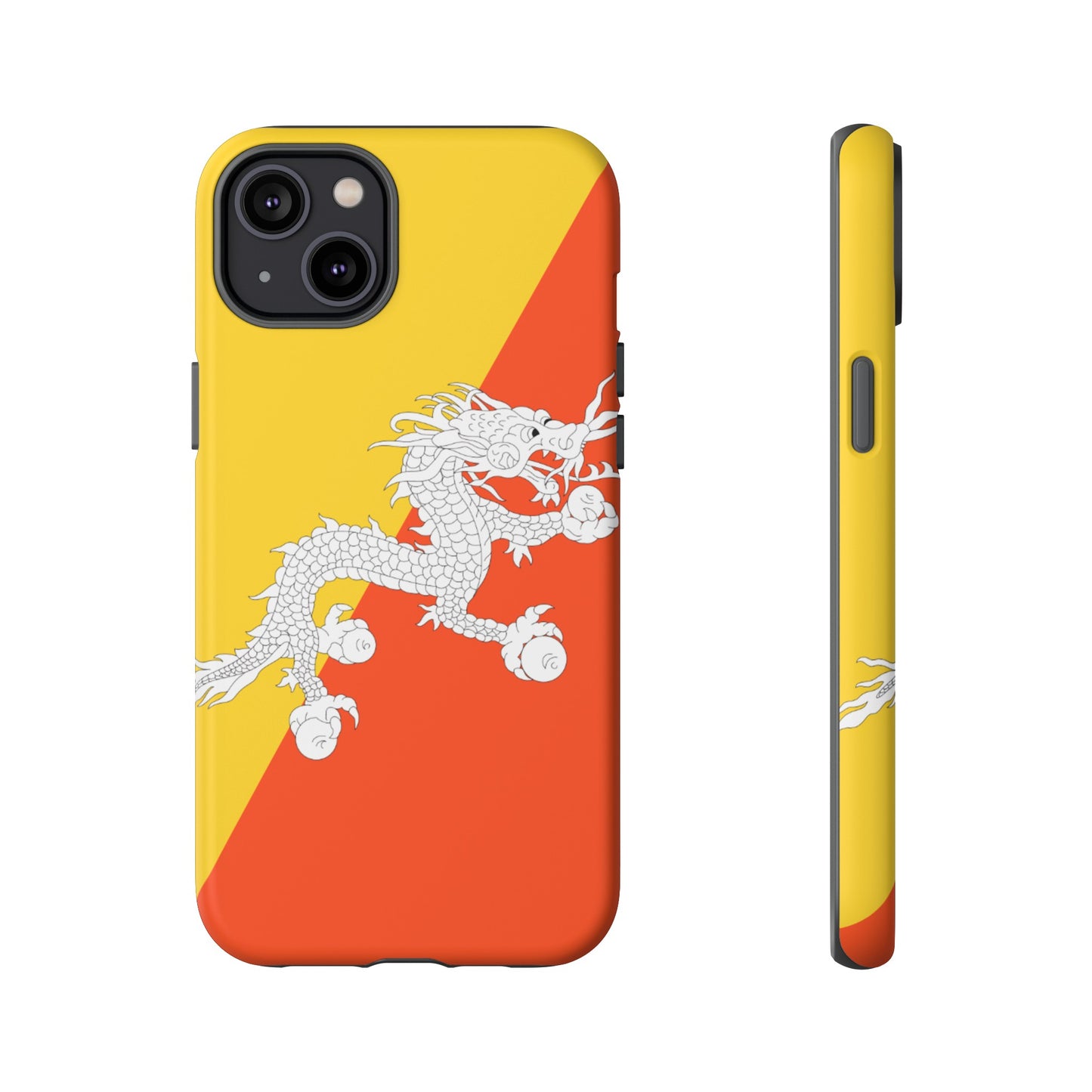 Bhutan Flag Phone Case | iPhone 15 Plus/ Pro, 14, 13, 12| Google Pixel 7, Pro, 5| Samsung Galaxy S23 All Major Phone Models