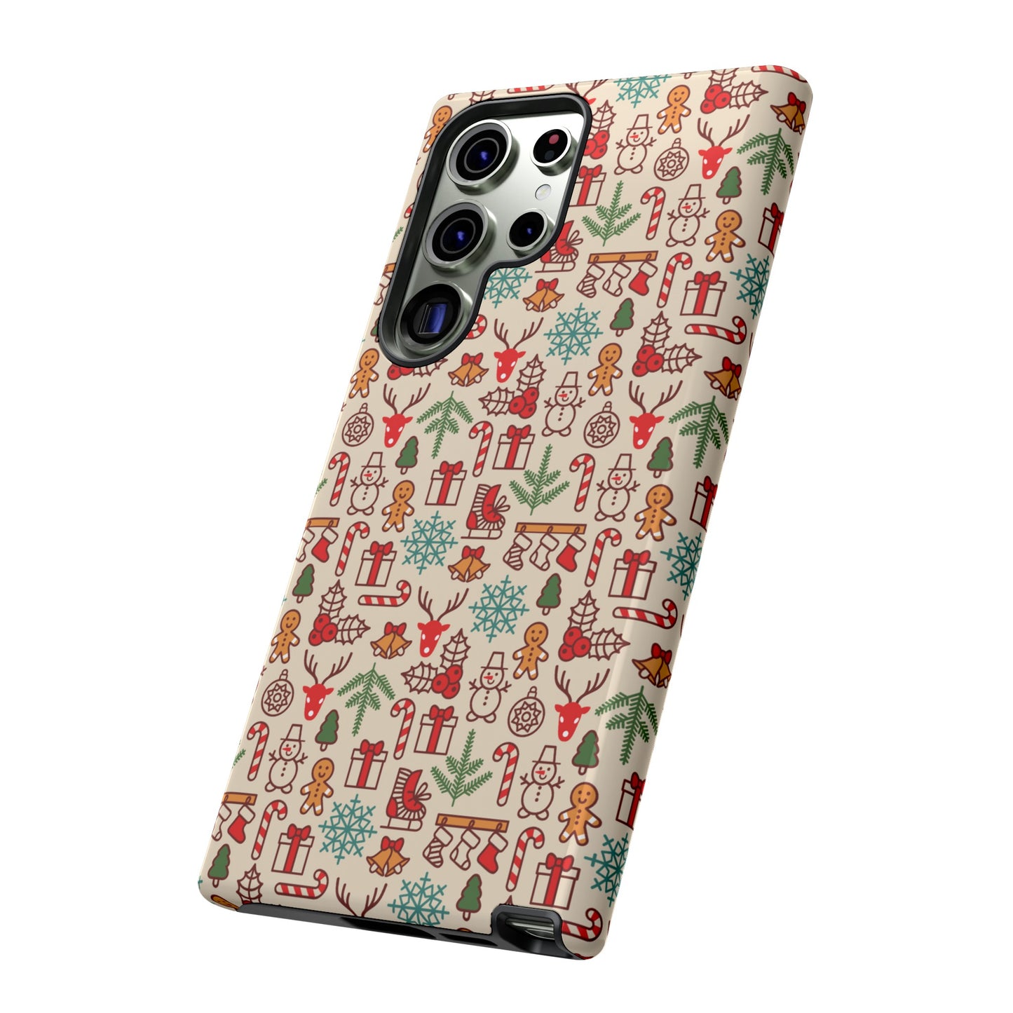 Collage Christmas Wallpaper Phone Case | iPhone 15 Plus/ Pro, 14, 13, 12| Google Pixel 7, Pro, 5| Samsung Galaxy S23 All Major Phone Models