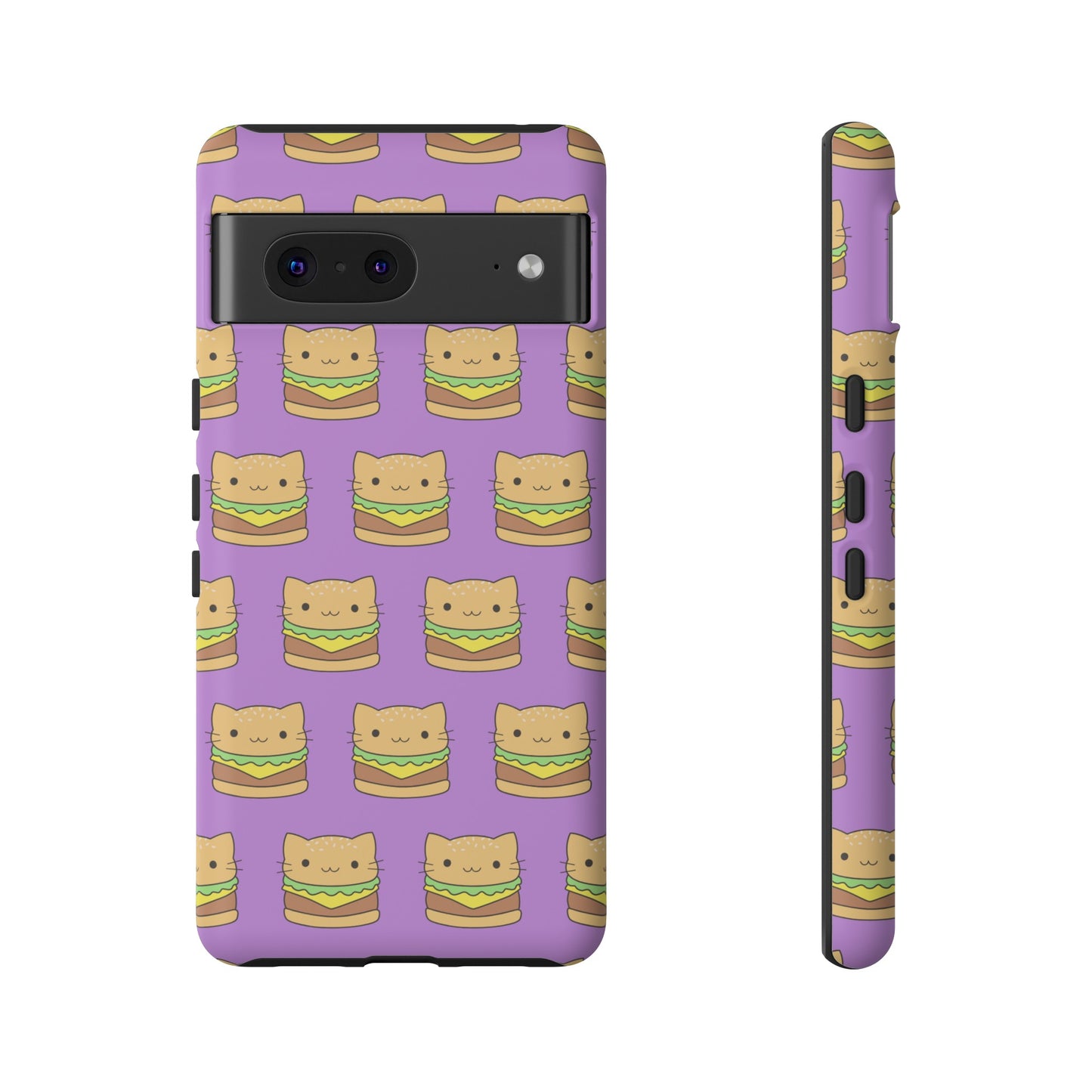 Cat Burger Phone Case | iPhone 15 Plus/ Pro, 14, 13, 12| Google Pixel 7, Pro, 5| Samsung Galaxy S23 All Major Phone Models