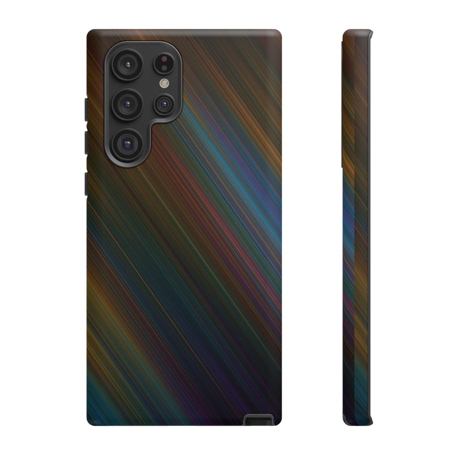 Slanted Rainbow Wallpaper Phone Case | iPhone 15 Plus/ Pro, 14, 13, 12| Google Pixel 7, Pro, 5| Samsung Galaxy S23 All Major Phone Models