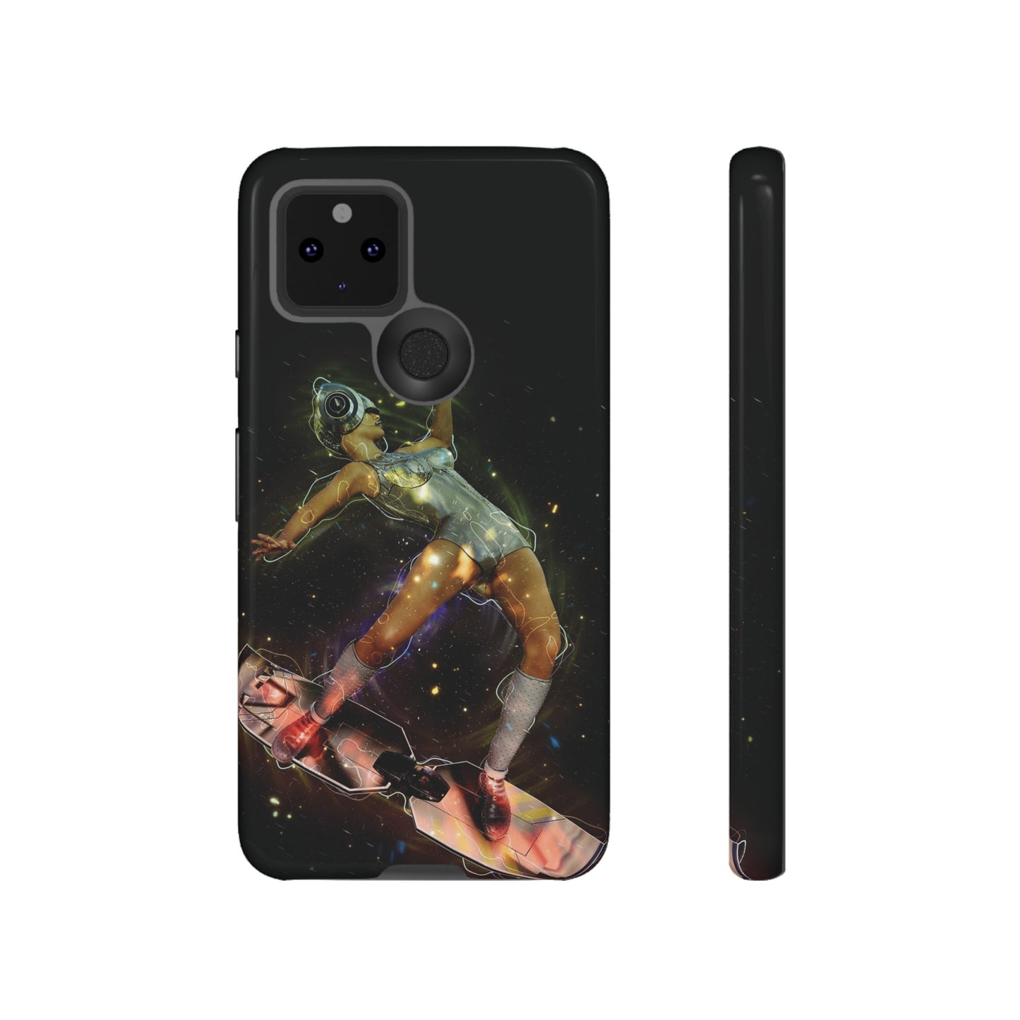 Sci-Fi Skateboard Wallpaper Phone Case | iPhone 15 Plus/ Pro, 14, 13, 12| Google Pixel 7, Pro, 5| Samsung Galaxy S23 All Major Phone Models