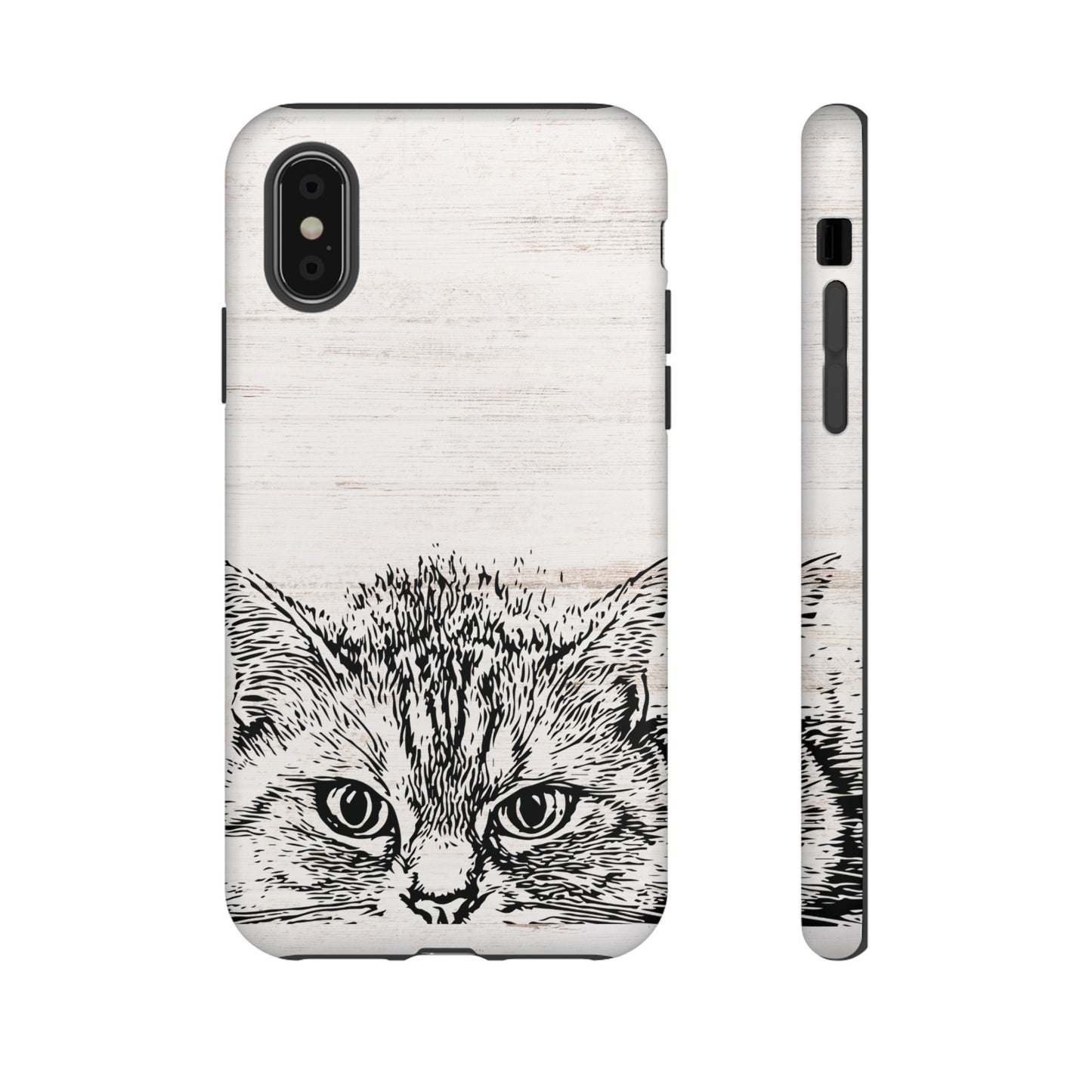 Close- Up Cat Wallpaper Phone Case | iPhone 15 Plus/ Pro, 14, 13, 12| Google Pixel 7, Pro, 5| Samsung Galaxy S23 All Major Phone Models