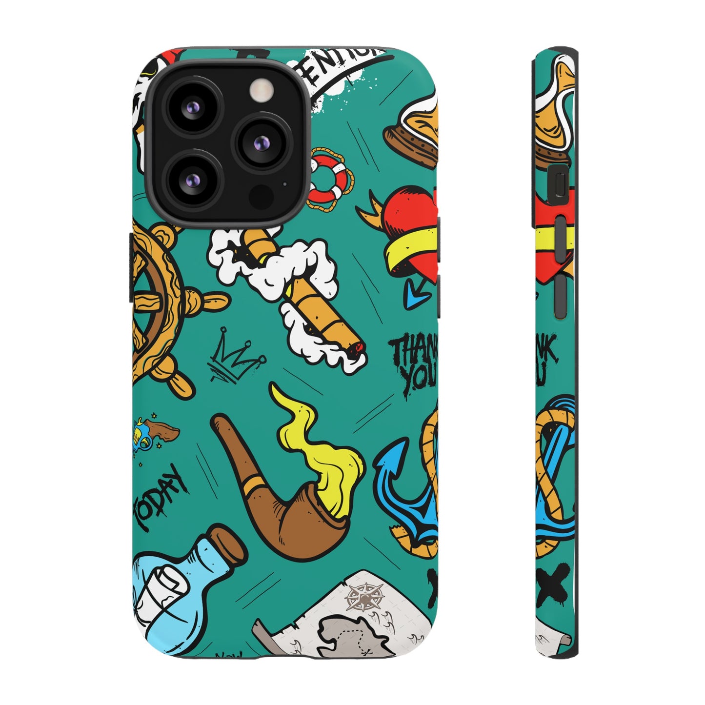 Pirate Wallpaper Phone Case | iPhone 15 Plus/ Pro, 14, 13, 12| Google Pixel 7, Pro, 5| Samsung Galaxy S23 All Major Phone Models