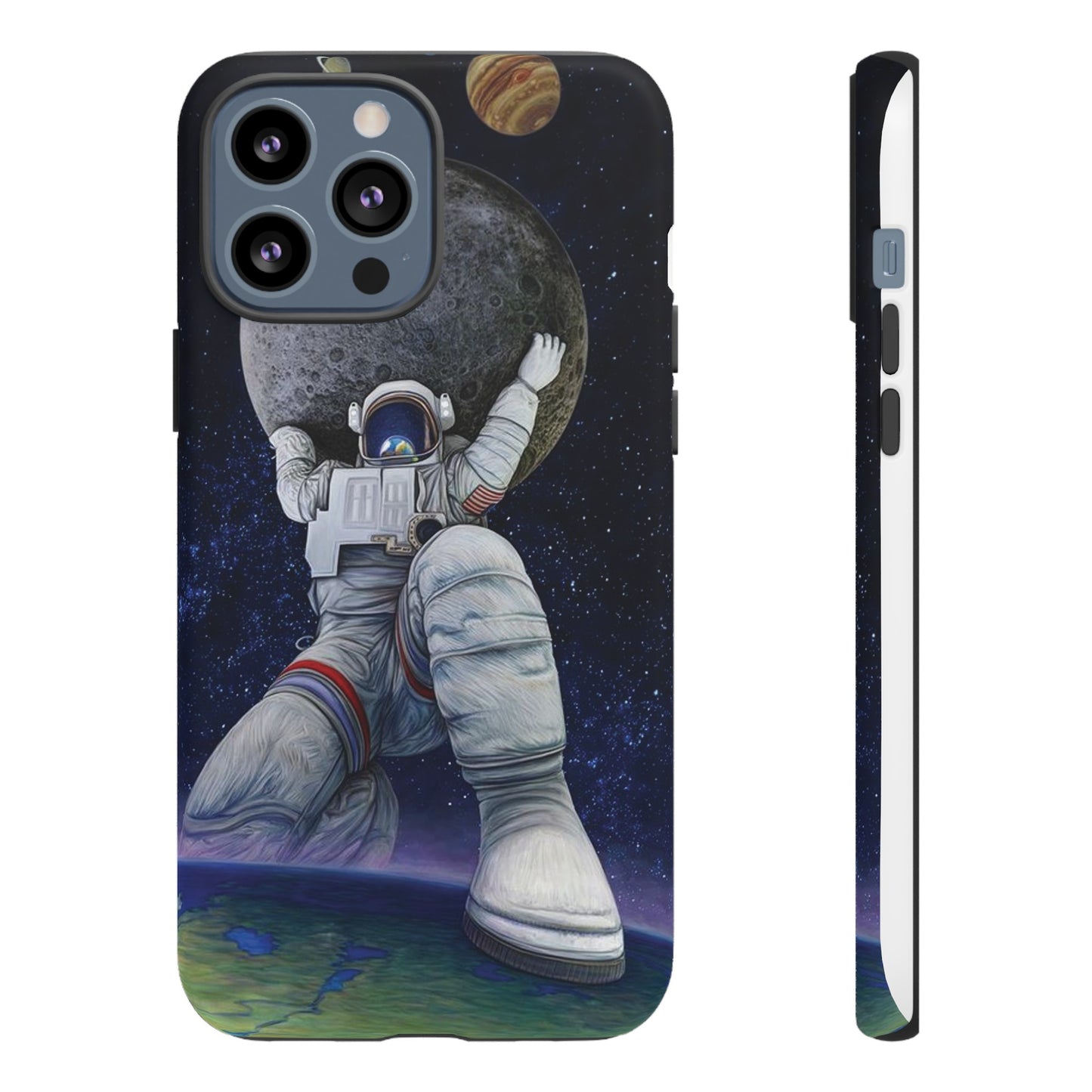 Astronaut Holding The Moon Phone Case | iPhone 15 Plus/ Pro, 14, 13, 12| Google Pixel 7, Pro, 5| Samsung Galaxy S23 All Major Phone Models