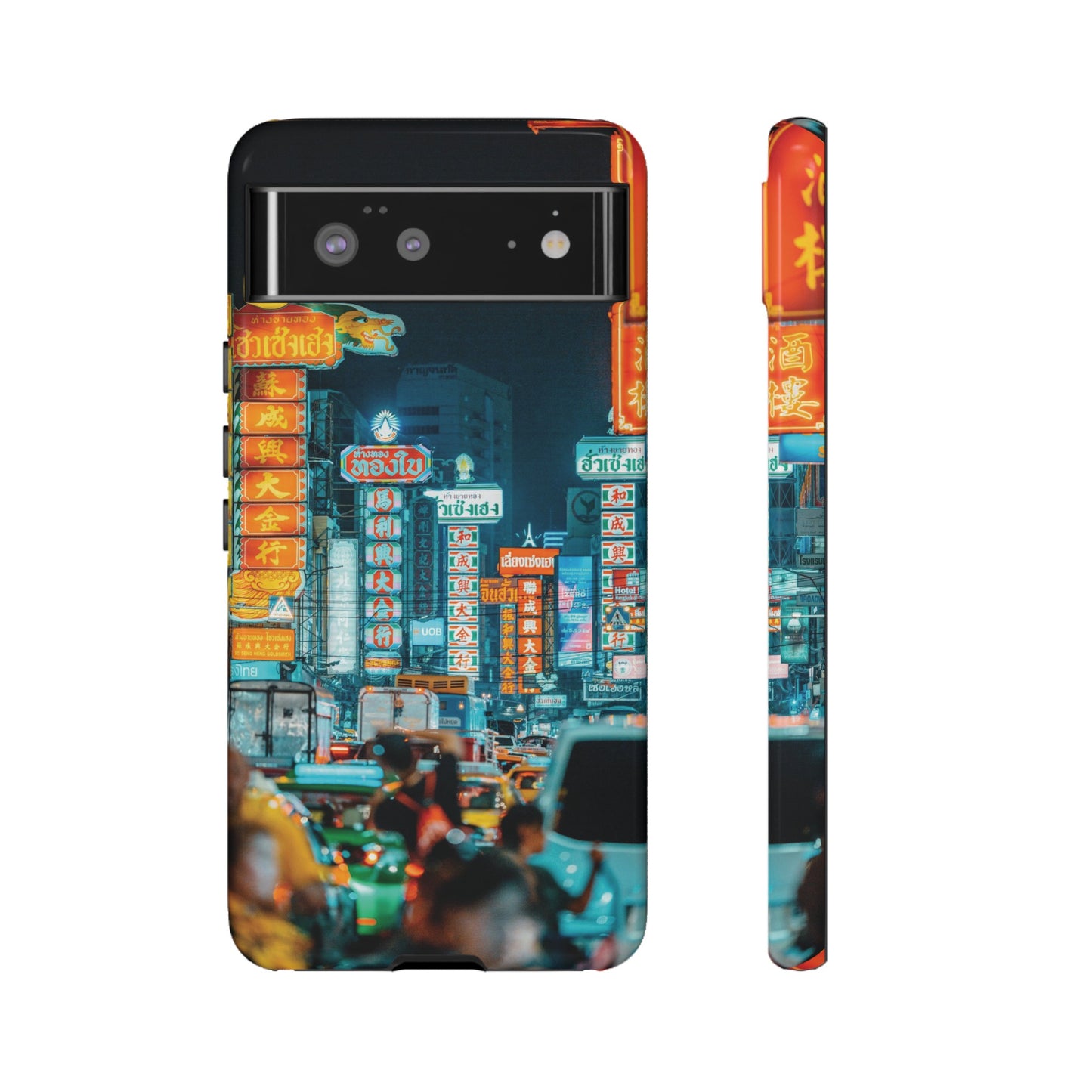 Neon Nightlife Wallpaper Phone Case | iPhone 15 Plus/ Pro, 14, 13, 12| Google Pixel 7, Pro, 5| Samsung Galaxy S23 All Major Phone Models