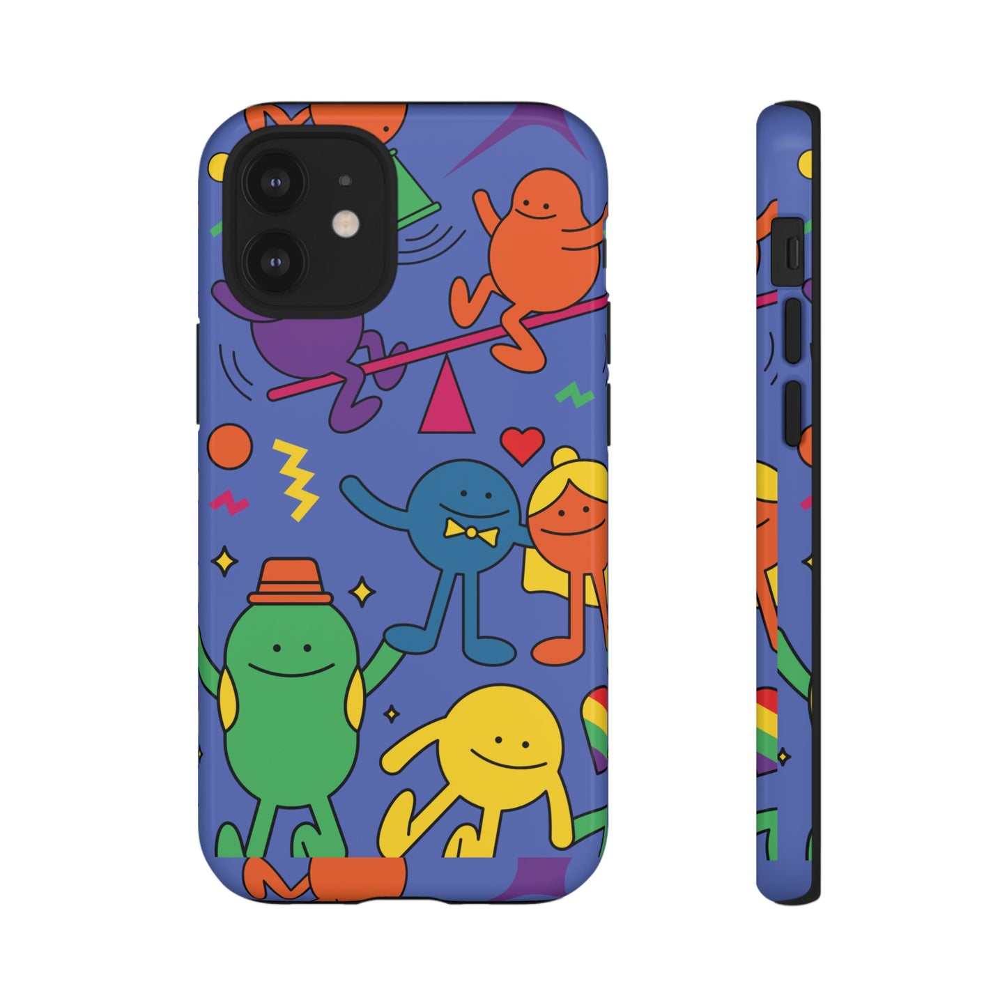 Colourful Cartoon Wallpaper Phone Case | iPhone 15 Plus/ Pro, 14, 13, 12| Google Pixel 7, Pro, 5| Samsung Galaxy S23 All Major Phone Models