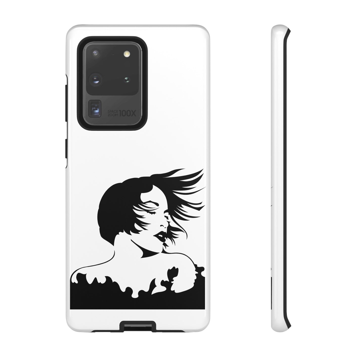 Woman In The Wind Phone Case | iPhone 15 Plus/ Pro, 14, 13, 12| Google Pixel 7, Pro, 5| Samsung Galaxy S23 All Major Phone Models