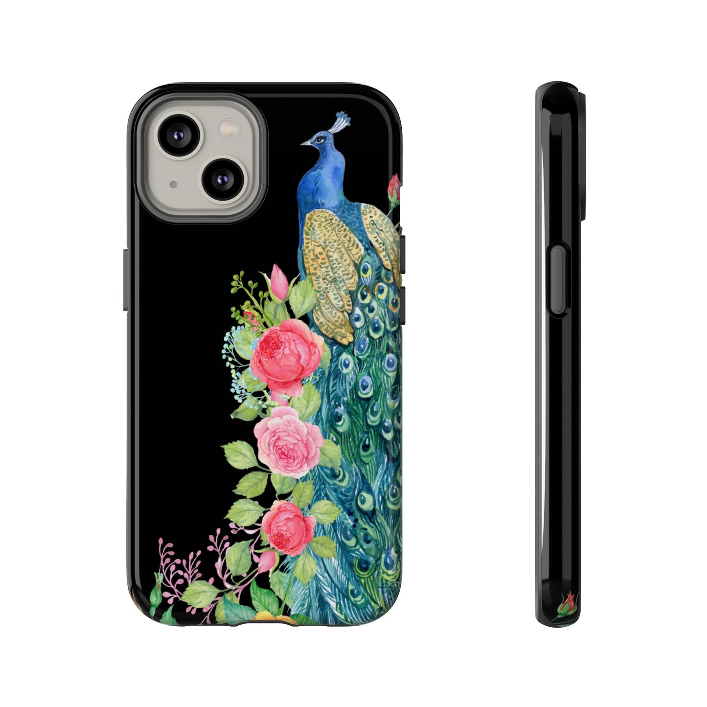 Peacock Wallpaper Phone Case | iPhone 15 Plus/ Pro, 14, 13, 12| Google Pixel 7, Pro, 5| Samsung Galaxy S23 All Major Phone Models