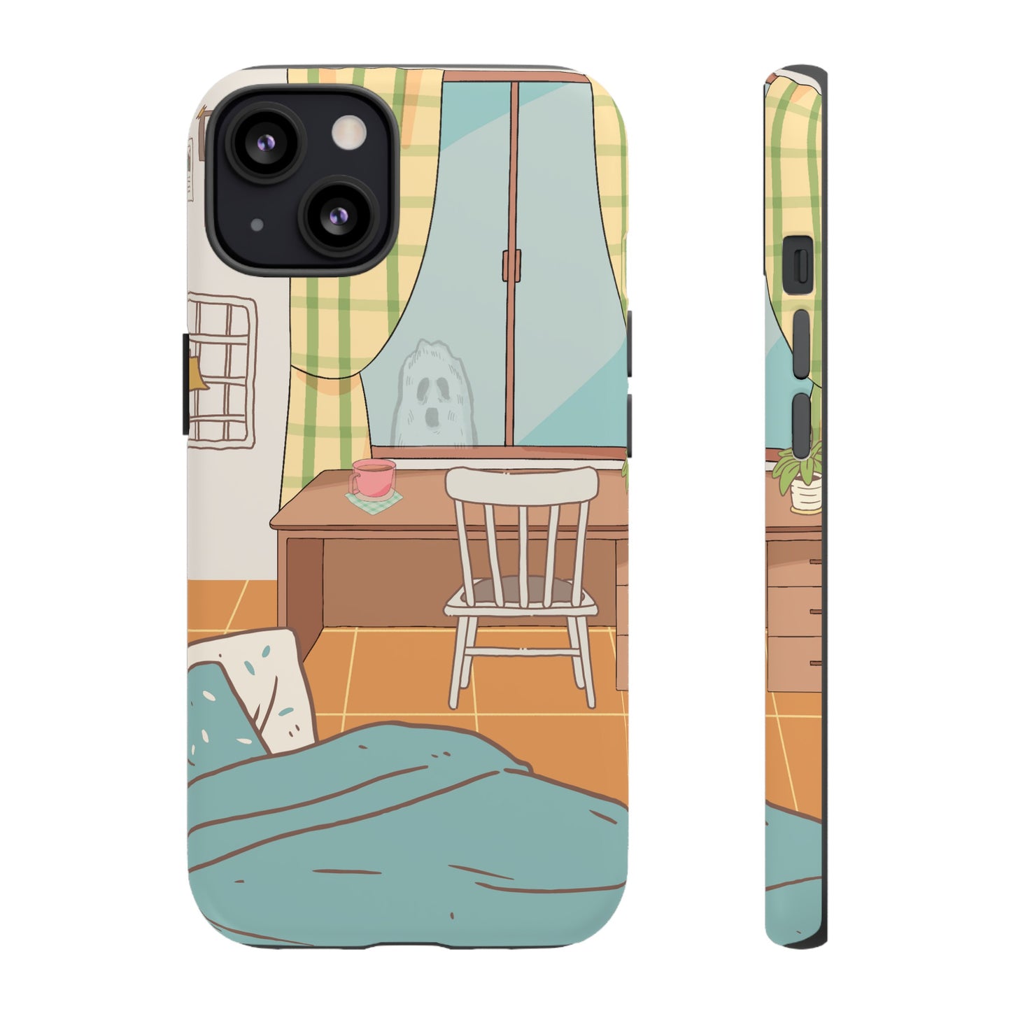 Ghost At The Window Wallpaper Phone Case | iPhone 15 Plus/ Pro, 14, 13, 12| Google Pixel 7, Pro, 5| Samsung Galaxy S23 All Major Phone Models