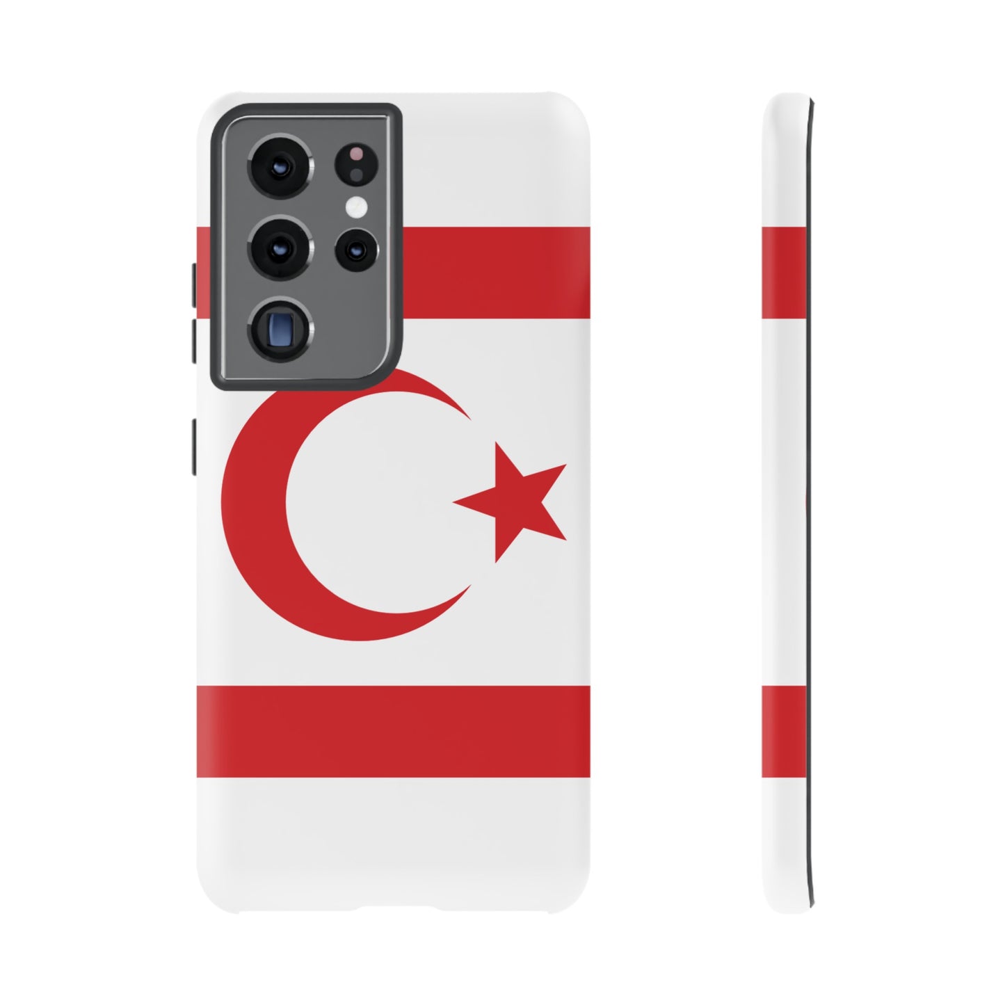 Northern Cyprus Flag Phone Case | iPhone 15 Plus/ Pro, 14, 13, 12| Google Pixel 7, Pro, 5| Samsung Galaxy S23 All Major Phone Models