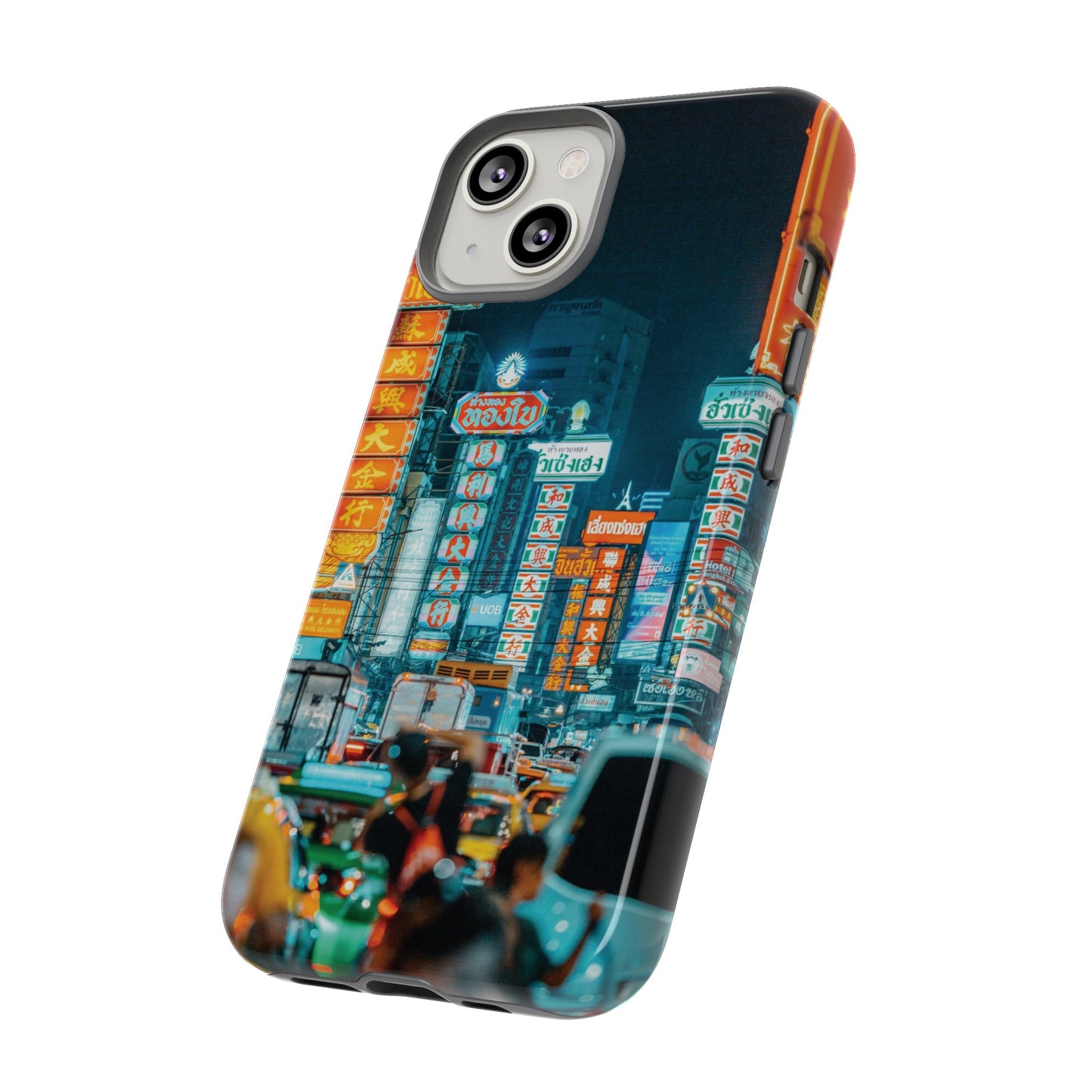 Neon Nightlife Wallpaper Phone Case | iPhone 15 Plus/ Pro, 14, 13, 12| Google Pixel 7, Pro, 5| Samsung Galaxy S23 All Major Phone Models