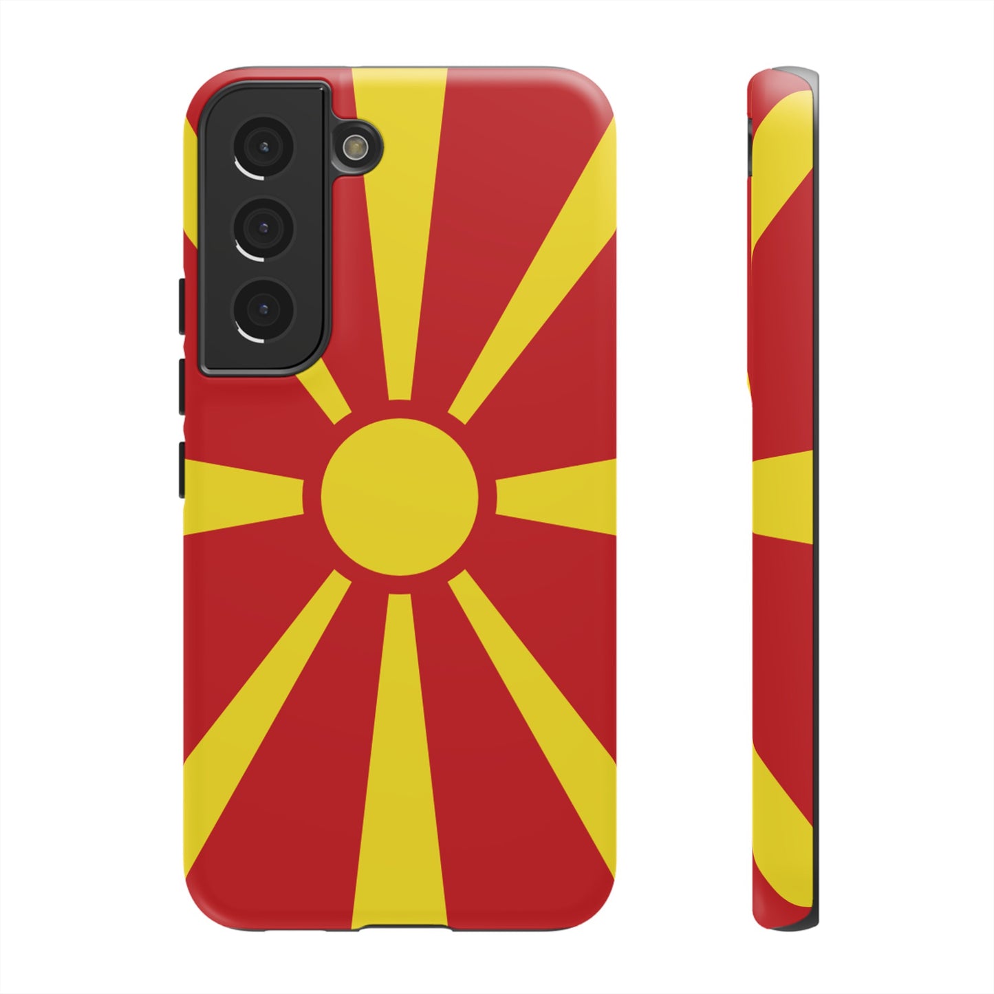 Macedonia Flag Phone Case | iPhone 15 Plus/ Pro, 14, 13, 12| Google Pixel 7, Pro, 5| Samsung Galaxy S23 All Major Phone Models