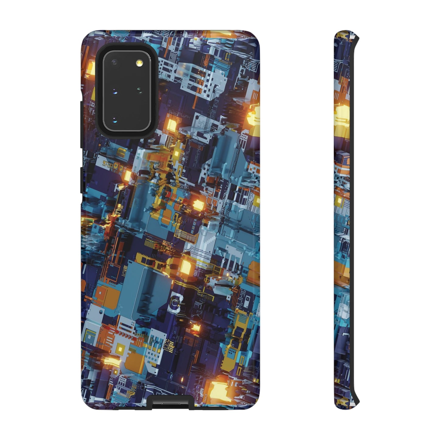 Computer Circuit Board Wallpaper Phone Case | iPhone 15 Plus/ Pro, 14, 13, 12| Google Pixel 7, Pro, 5| Samsung Galaxy S23 All Major Phone Models