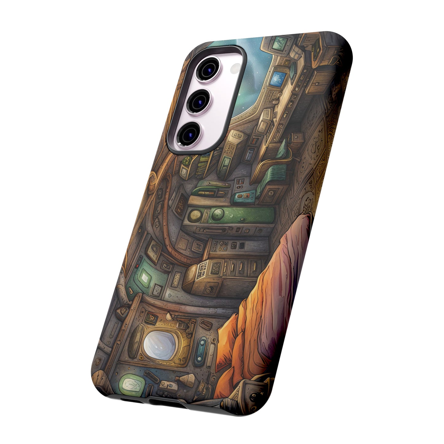 Cosy Spaceship Wallpaper Phone Case | iPhone 15 Plus/ Pro, 14, 13, 12| Google Pixel 7, Pro, 5| Samsung Galaxy S23 All Major Phone Models