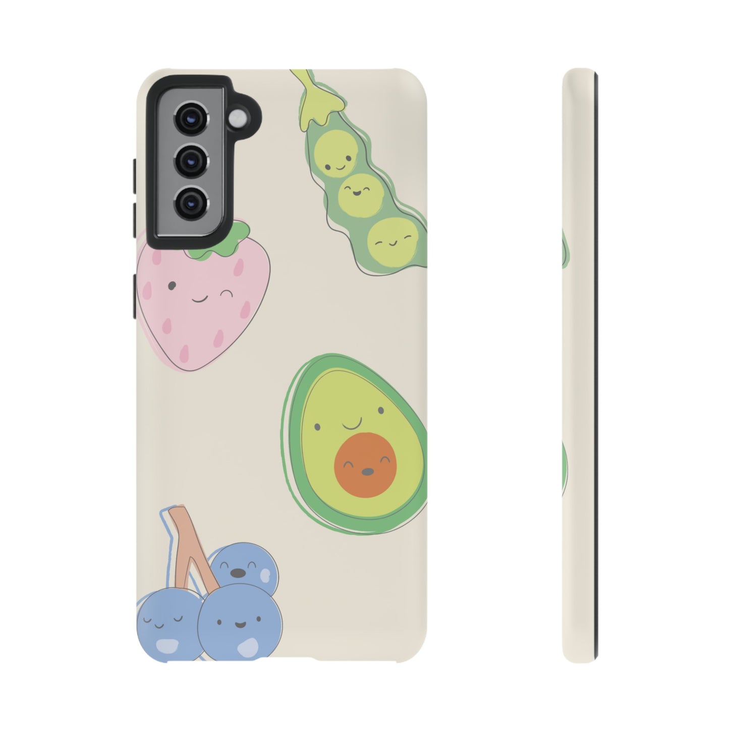 Happy Food Wallpaper Phone Case | iPhone 15 Plus/ Pro, 14, 13, 12| Google Pixel 7, Pro, 5| Samsung Galaxy S23 All Major Phone Models