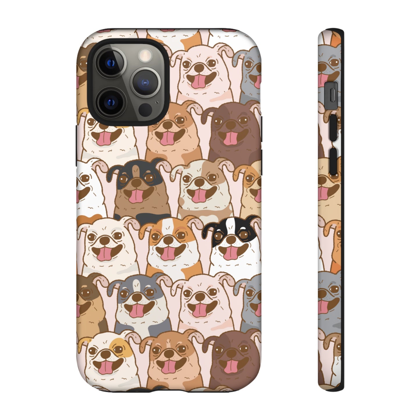 Dog Line Up Phone Case | iPhone 15 Plus/ Pro, 14, 13, 12| Google Pixel 7, Pro, 5| Samsung Galaxy S23 All Major Phone Models