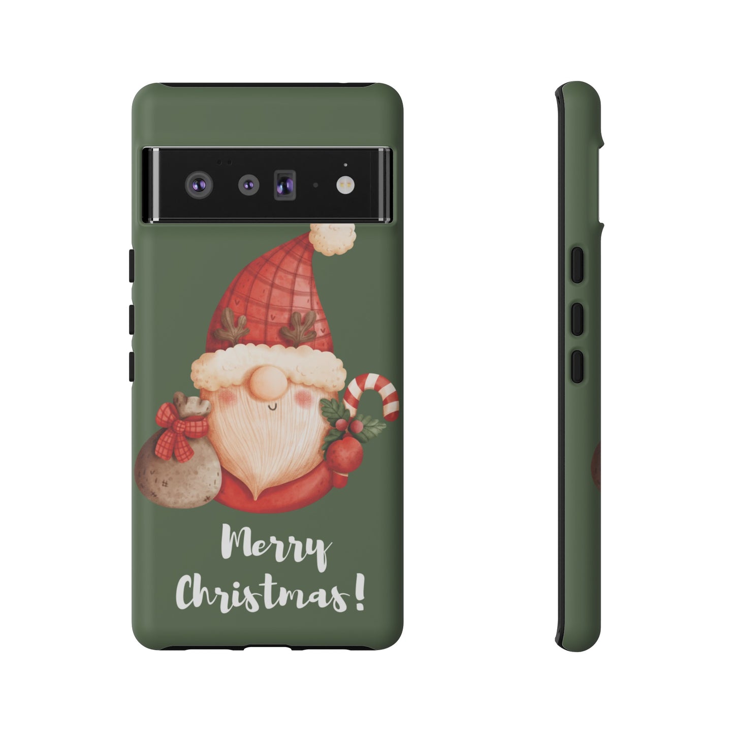 Cute Merry Christmas Wallpaper Phone Case | iPhone 15 Plus/ Pro, 14, 13, 12| Google Pixel 7, Pro, 5| Samsung Galaxy S23 All Major Phone Models