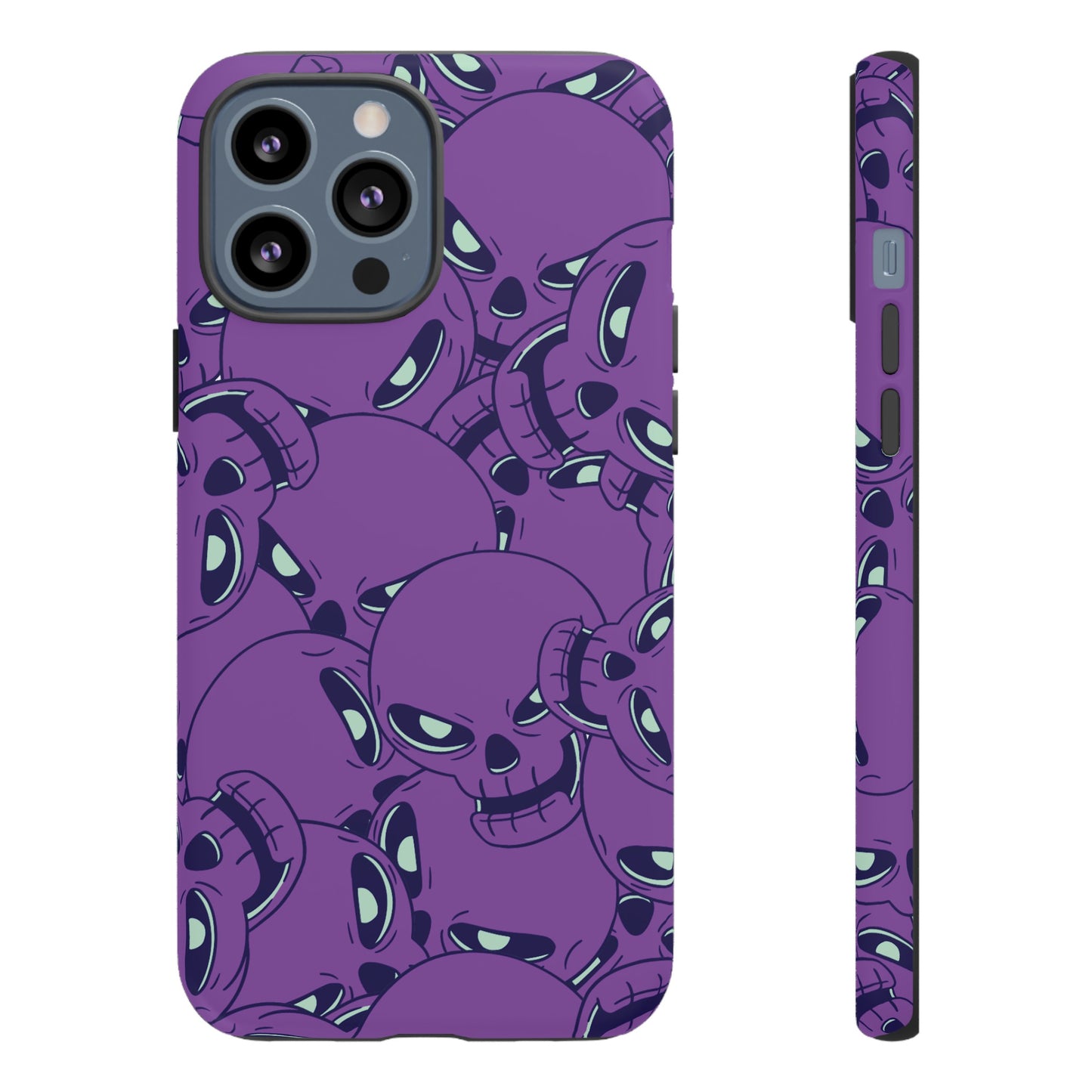 Glowing Skulls Wallpaper Phone Case | iPhone 15 Plus/ Pro, 14, 13, 12| Google Pixel 7, Pro, 5| Samsung Galaxy S23 All Major Phone Models