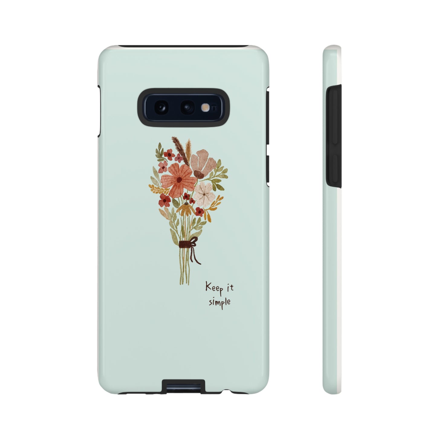 Keep It Simple Wallpaper Phone Case | iPhone 15 Plus/ Pro, 14, 13, 12| Google Pixel 7, Pro, 5| Samsung Galaxy S23 All Major Phone Models