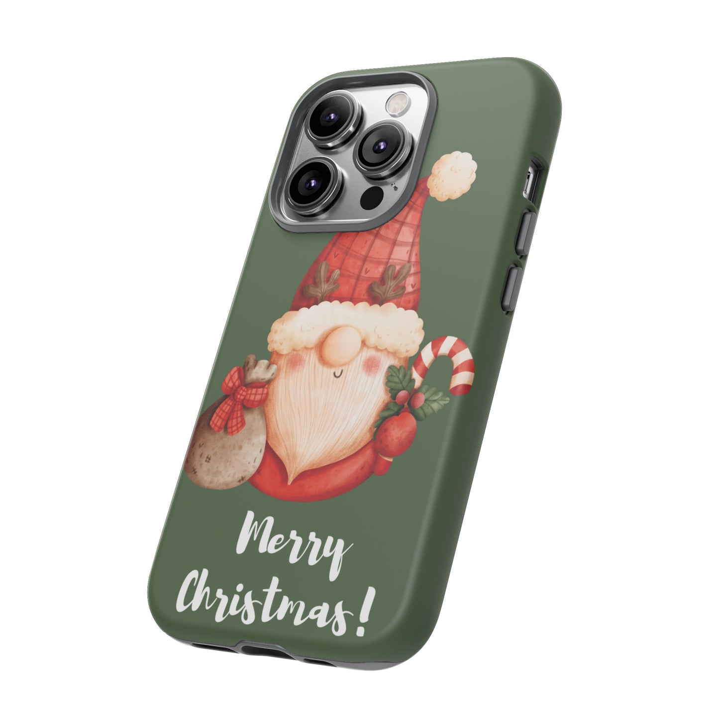 Cute Merry Christmas Wallpaper Phone Case | iPhone 15 Plus/ Pro, 14, 13, 12| Google Pixel 7, Pro, 5| Samsung Galaxy S23 All Major Phone Models