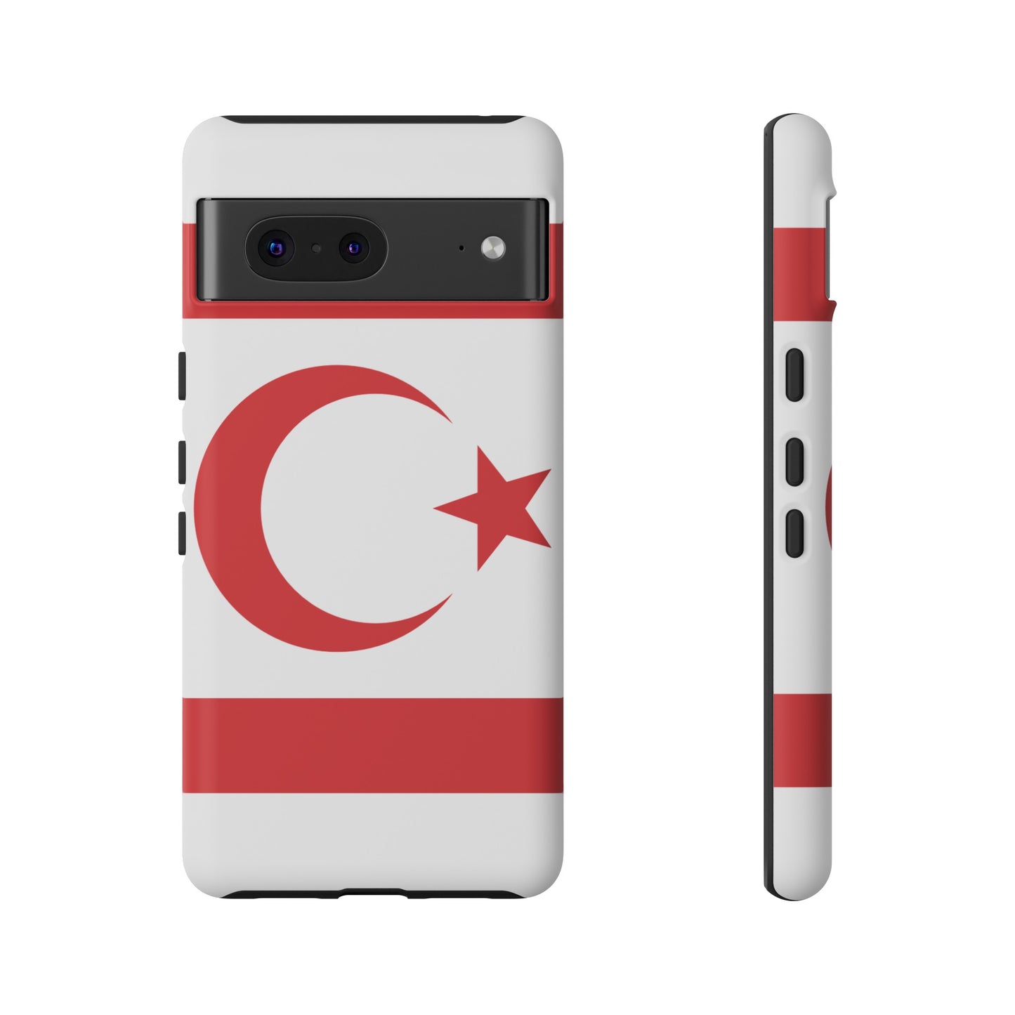 Northern Cyprus Flag Phone Case | iPhone 15 Plus/ Pro, 14, 13, 12| Google Pixel 7, Pro, 5| Samsung Galaxy S23 All Major Phone Models