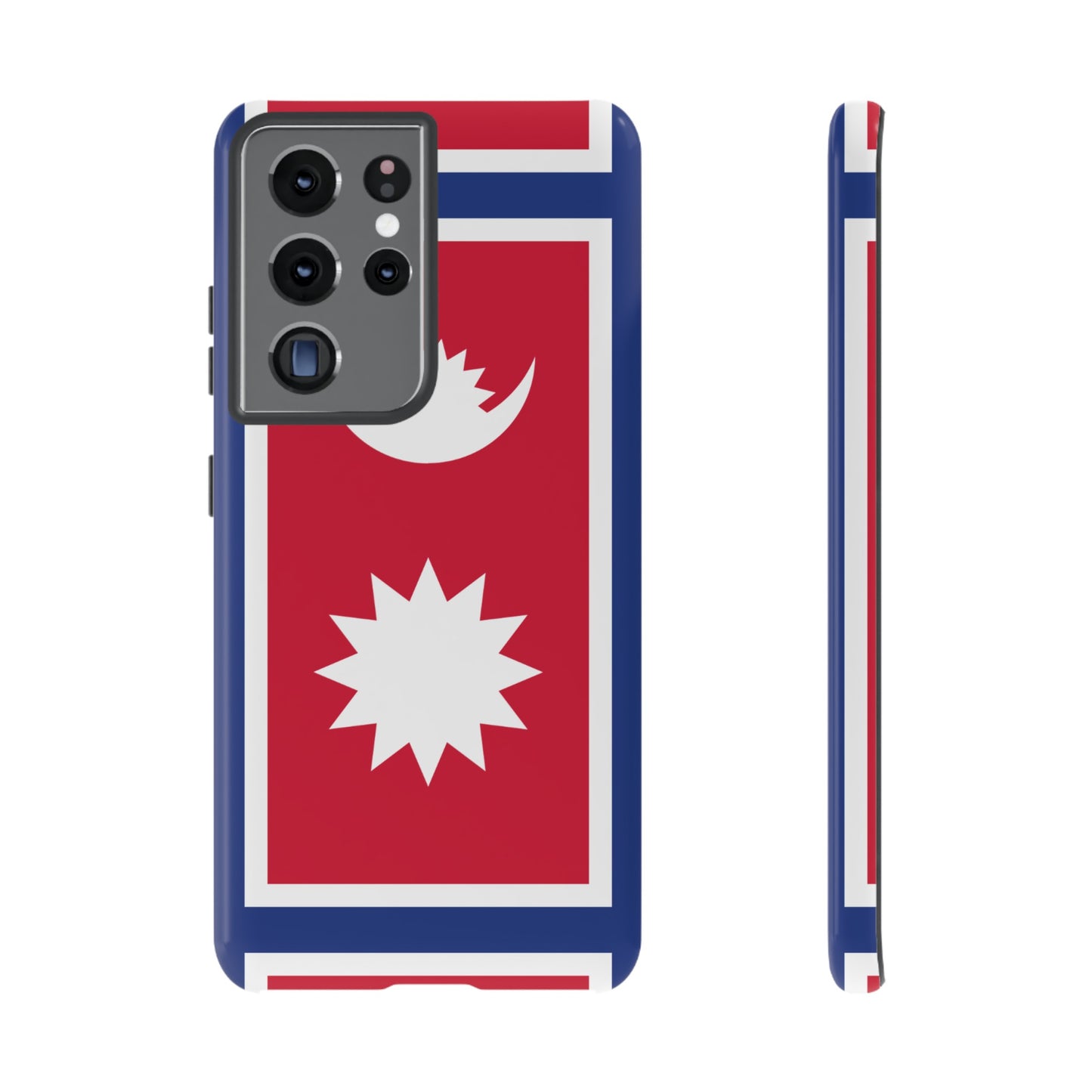 Nepal Flag Phone Case | iPhone 15 Plus/ Pro, 14, 13, 12| Google Pixel 7, Pro, 5| Samsung Galaxy S23 All Major Phone Models