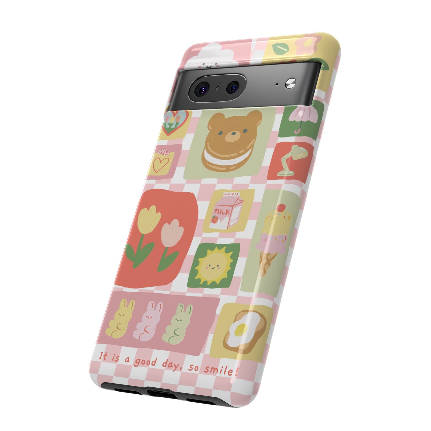 It Is A Good Day, So Smile! Wallpaper Phone Case | iPhone 15 Plus/ Pro, 14, 13, 12| Google Pixel 7, Pro, 5| Samsung Galaxy S23 All Major Phone Models