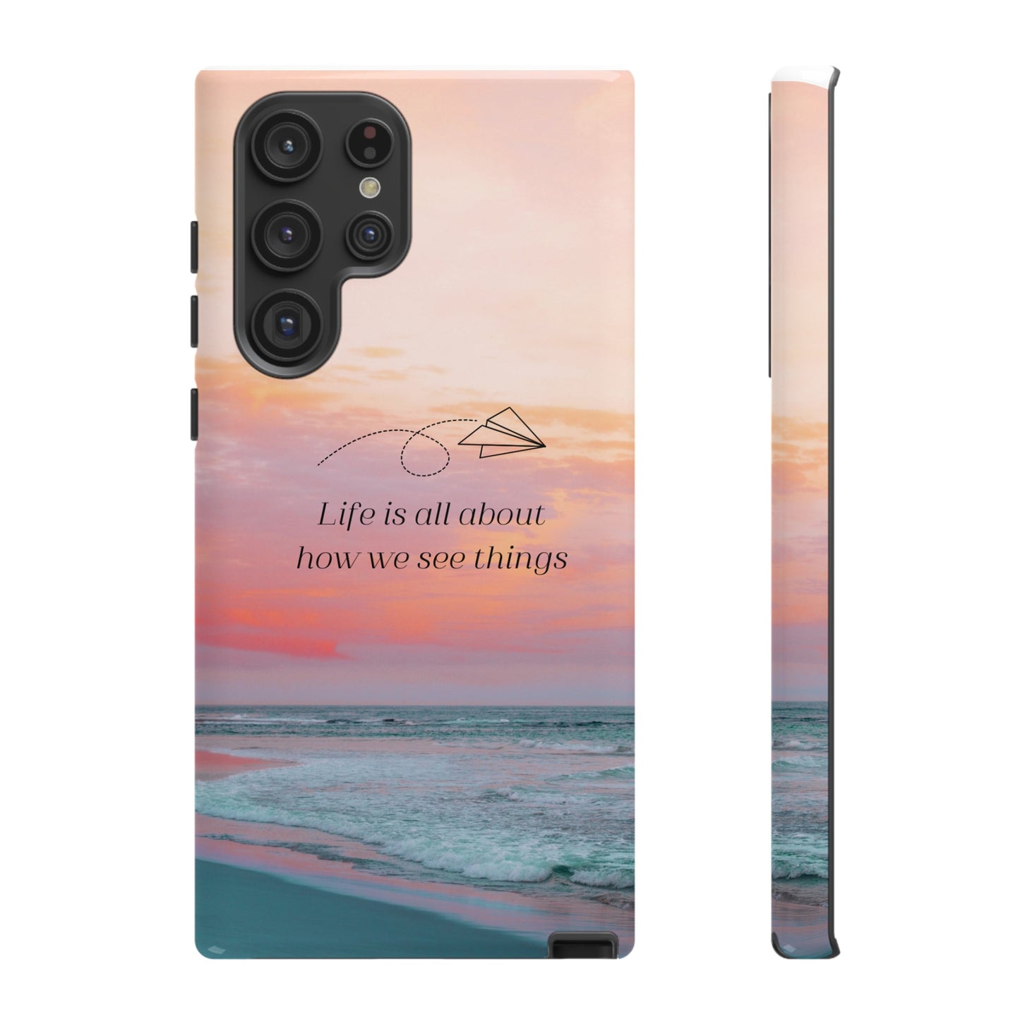 Thoughts at Sunset Phone Case | iPhone 15 Plus/ Pro, 14, 13, 12| Google Pixel 7, Pro, 5| Samsung Galaxy S23 All Major Phone Models