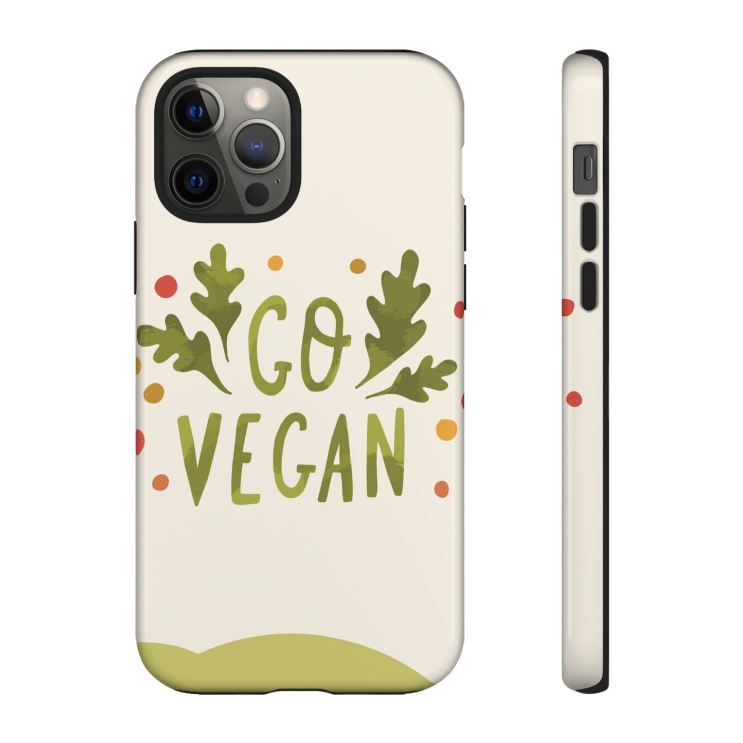 Go Vegan Wallpaper Phone Case | iPhone 15 Plus/ Pro, 14, 13, 12| Google Pixel 7, Pro, 5| Samsung Galaxy S23 All Major Phone Models