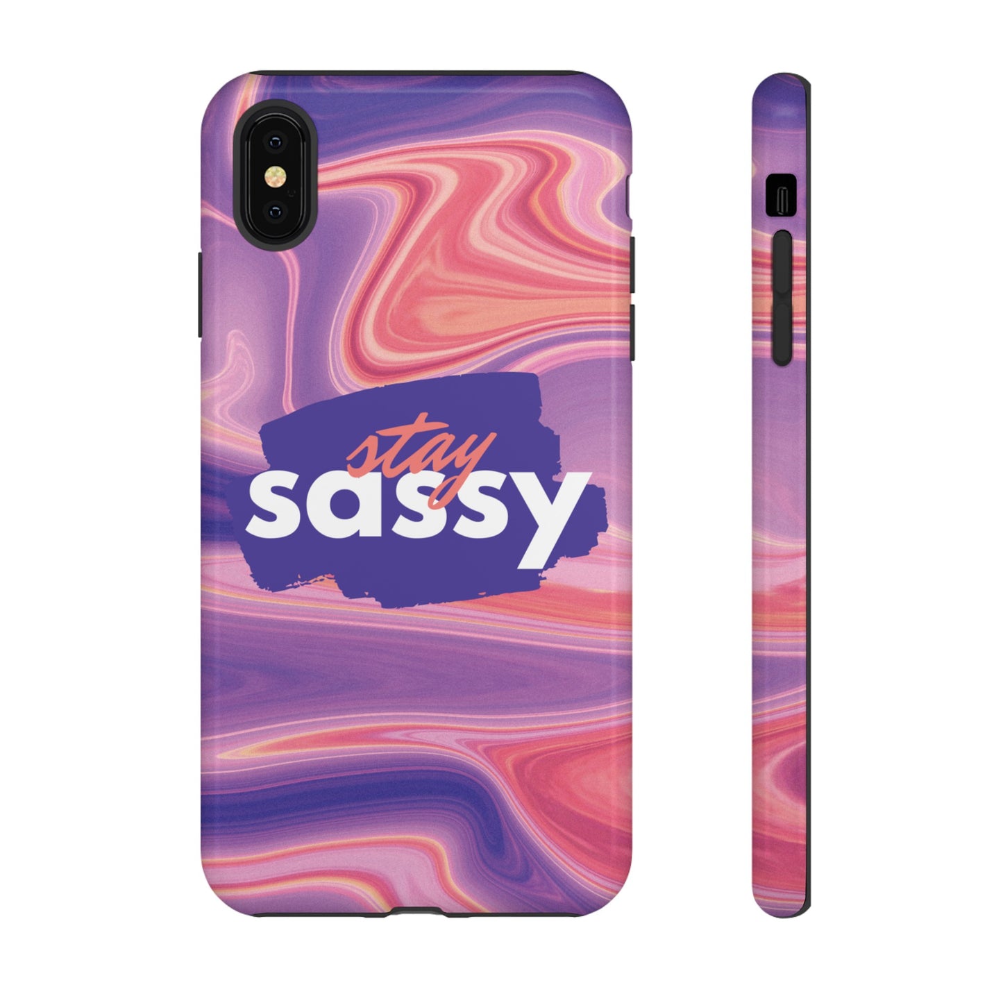 Stay Sassy Wallpaper Phone Case | iPhone 15 Plus/ Pro, 14, 13, 12| Google Pixel 7, Pro, 5| Samsung Galaxy S23 All Major Phone Models