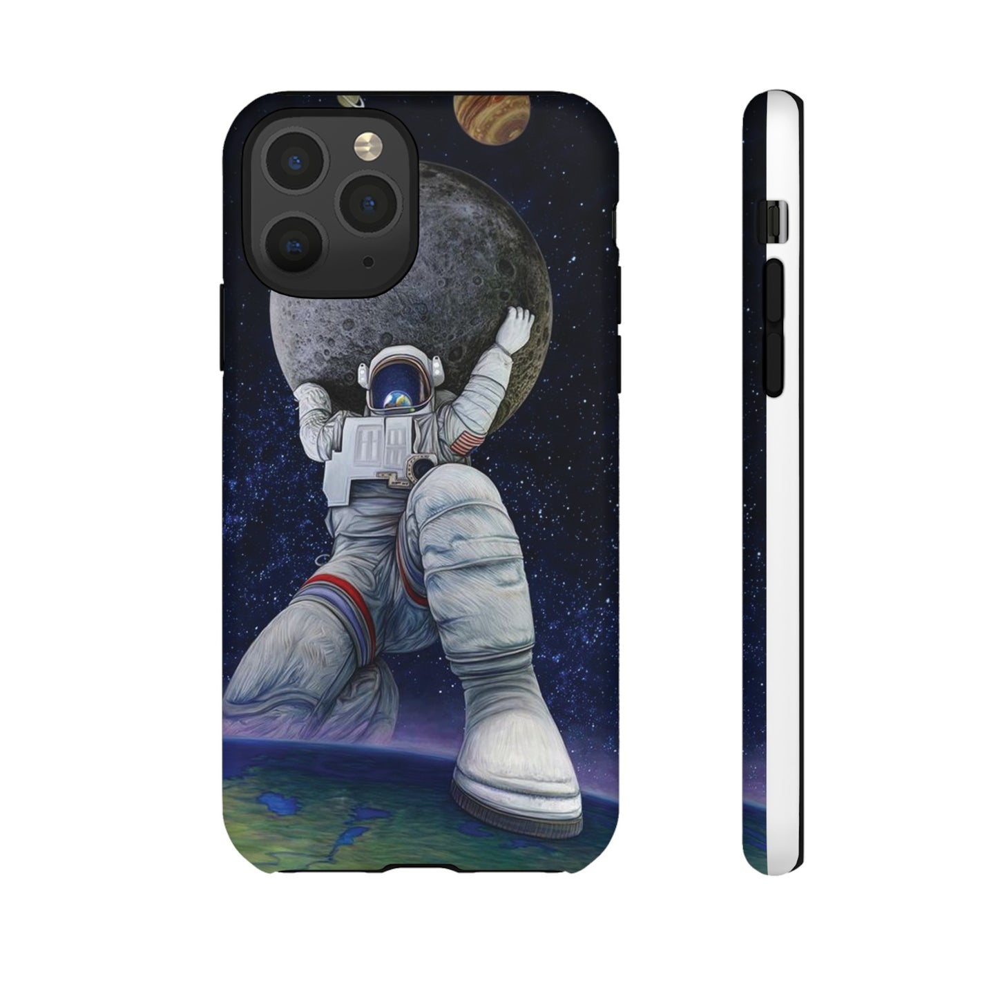 Astronaut Holding The Moon Phone Case | iPhone 15 Plus/ Pro, 14, 13, 12| Google Pixel 7, Pro, 5| Samsung Galaxy S23 All Major Phone Models