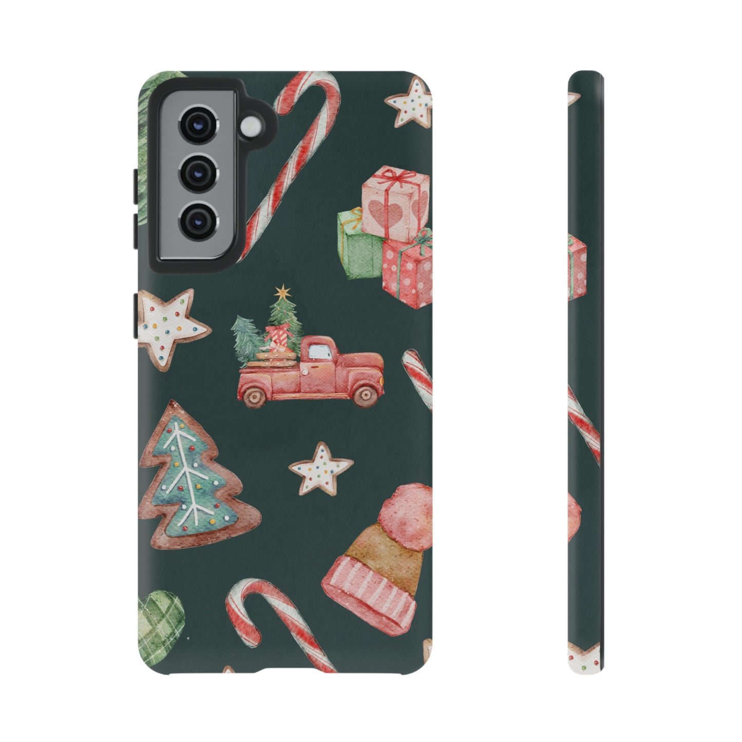 Festive Christmas Wallpaper Phone Case | iPhone 15 Plus/ Pro, 14, 13, 12| Google Pixel 7, Pro, 5| Samsung Galaxy S23 All Major Phone Models