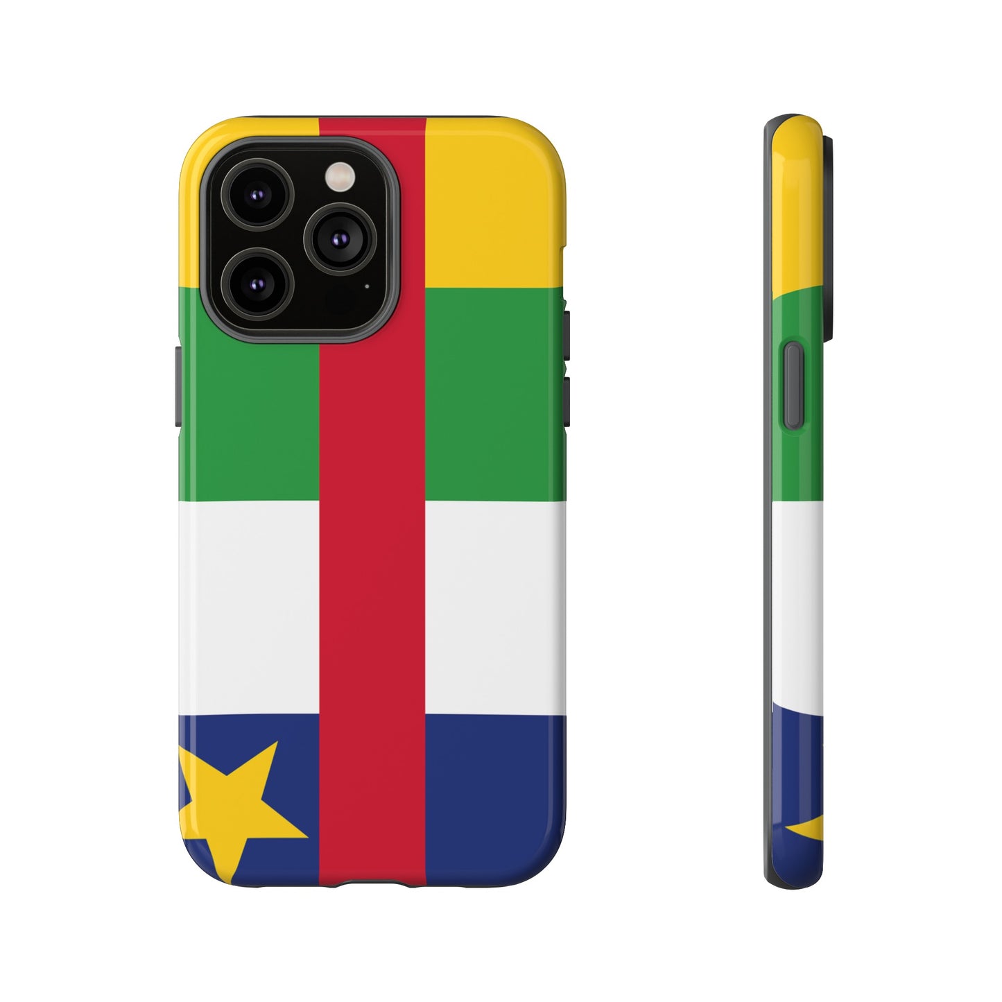 Central African Republic Flag Phone Case | iPhone 15 Plus/ Pro, 14, 13, 12| Google Pixel 7, Pro, 5| Samsung Galaxy S23 All Major Phone Models