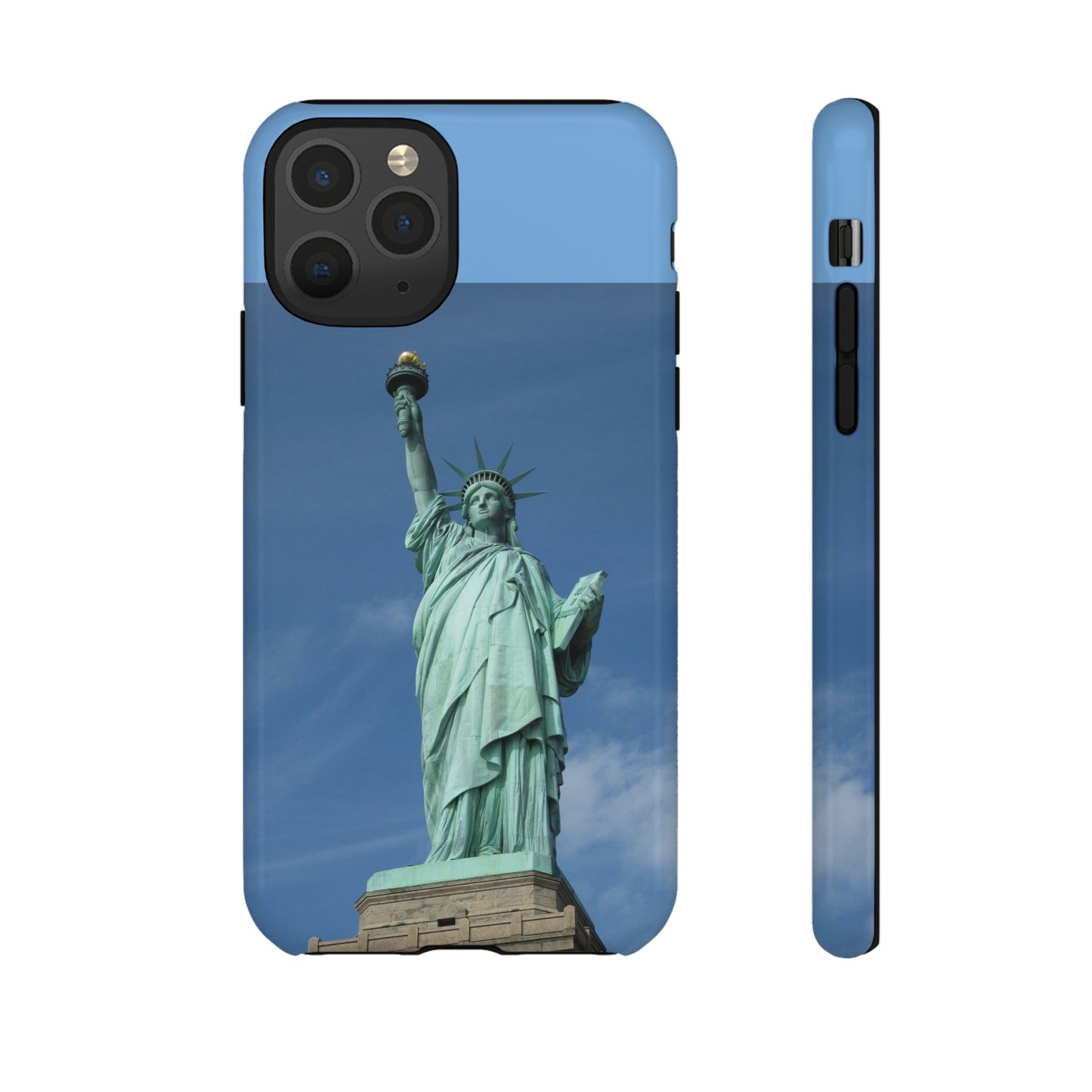 Statue Of Liberty Wallpaper Phone Case | iPhone 15 Plus/ Pro, 14, 13, 12| Google Pixel 7, Pro, 5| Samsung Galaxy S23 All Major Phone Models