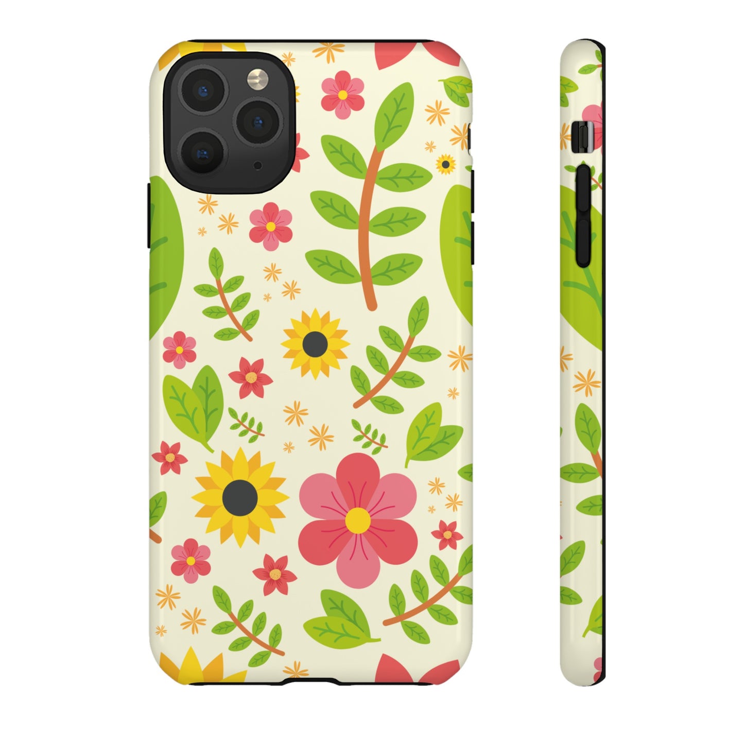 Botanical Flowers Phone Case | iPhone 15 Plus/ Pro, 14, 13, 12| Google Pixel 7, Pro, 5| Samsung Galaxy S23 All Major Phone Models