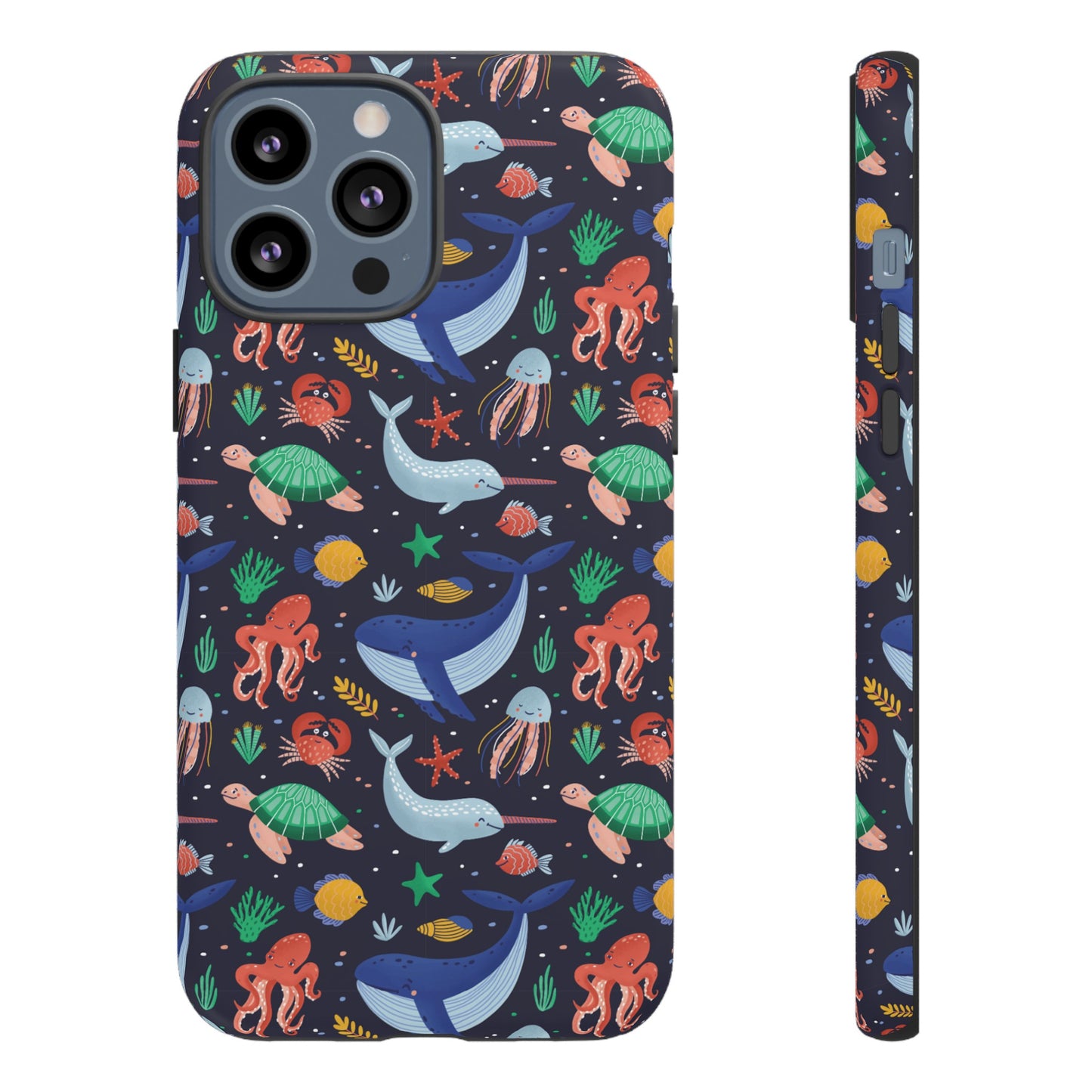 Sea Creatures Wallpaper Phone Case | iPhone 15 Plus/ Pro, 14, 13, 12| Google Pixel 7, Pro, 5| Samsung Galaxy S23 All Major Phone Models