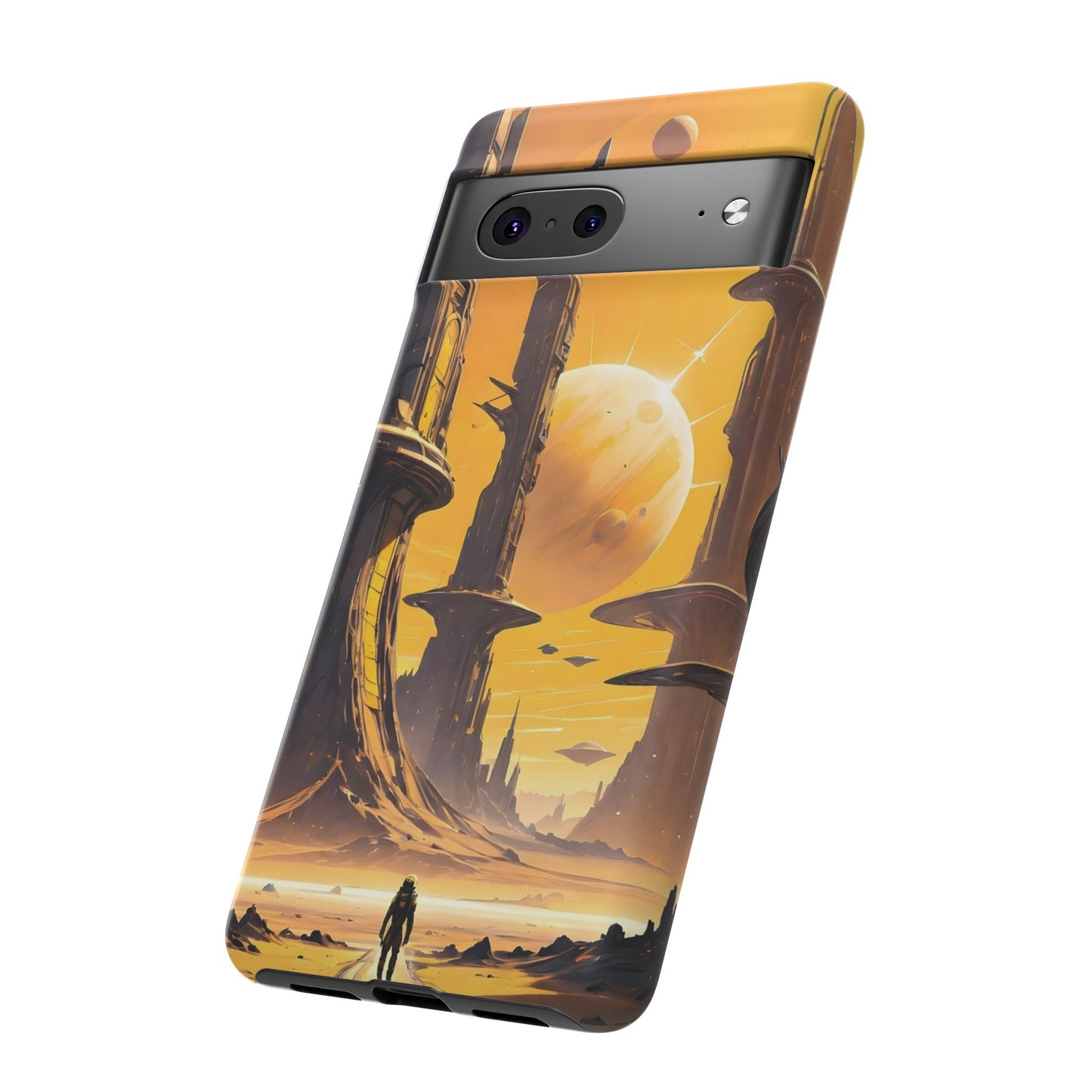 Distant Planets Sci Fi Wallpaper Phone Case | iPhone 15 Plus/ Pro, 14, 13, 12| Google Pixel 7, Pro, 5| Samsung Galaxy S23 All Major Phone Models